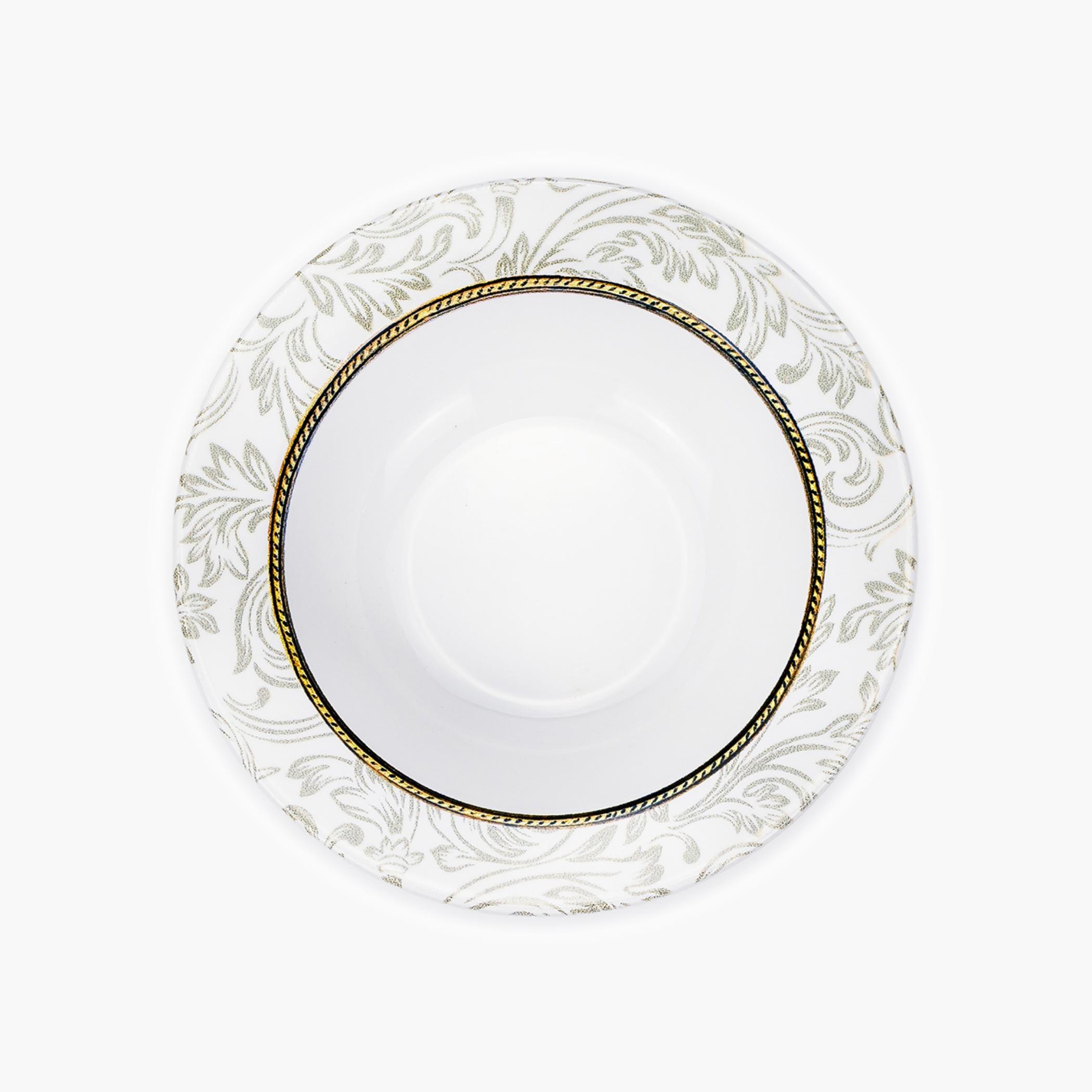 Elegant Patterned Ceramic Serving Bowl-household-dining-dinnerware-bowls-image-2
