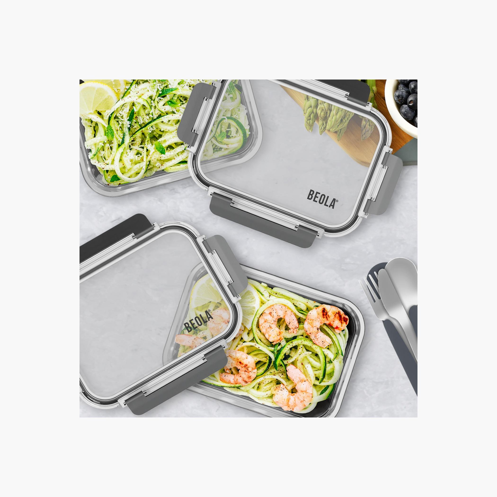 BEOLA Glass Food Container 0.64L Set of Two-school-lunchessentials-lunchboxes-image-4
