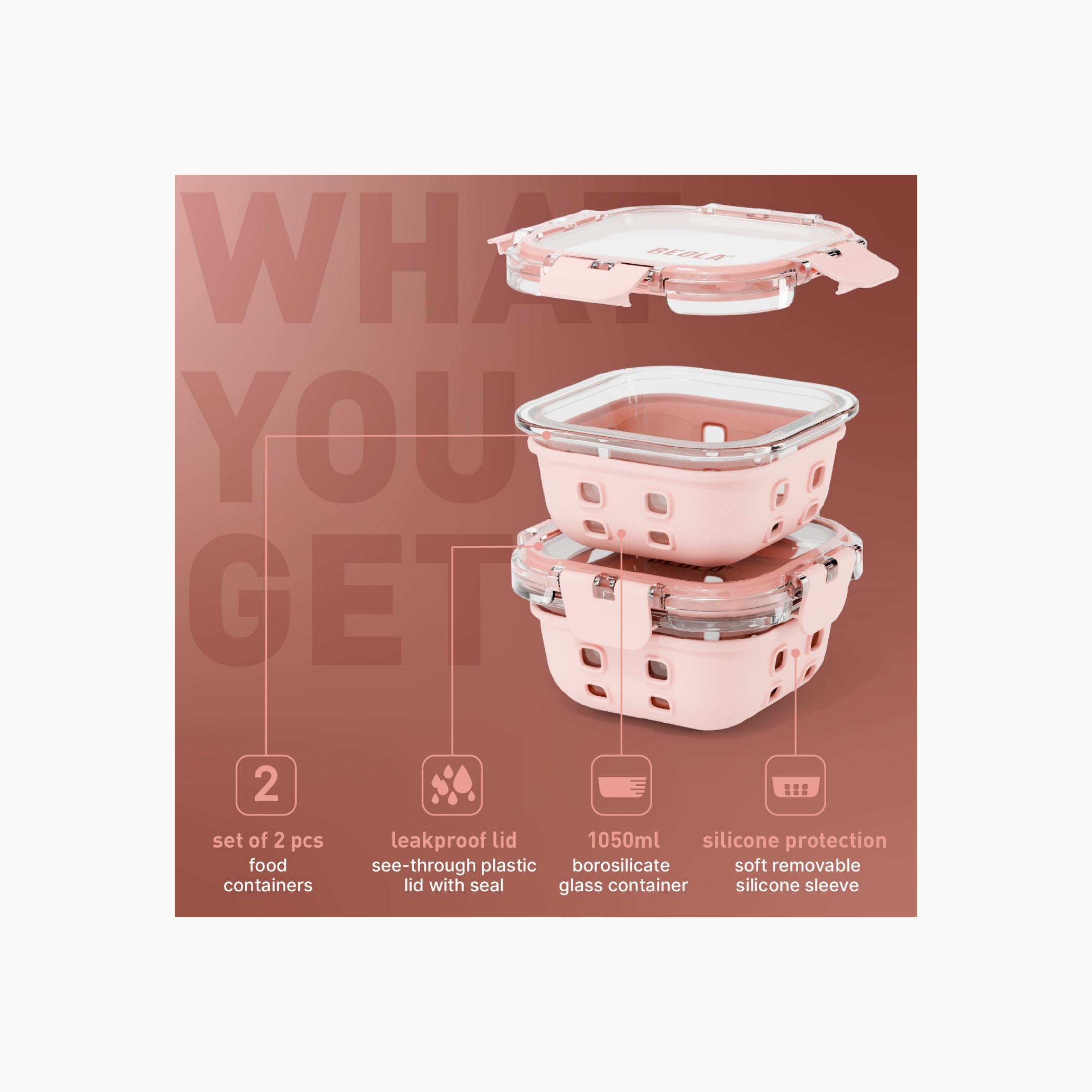 بيولا طقم حاويات طعام زجاجية 0.32 لتر-school-lunchessentials-lunchboxes-image-5