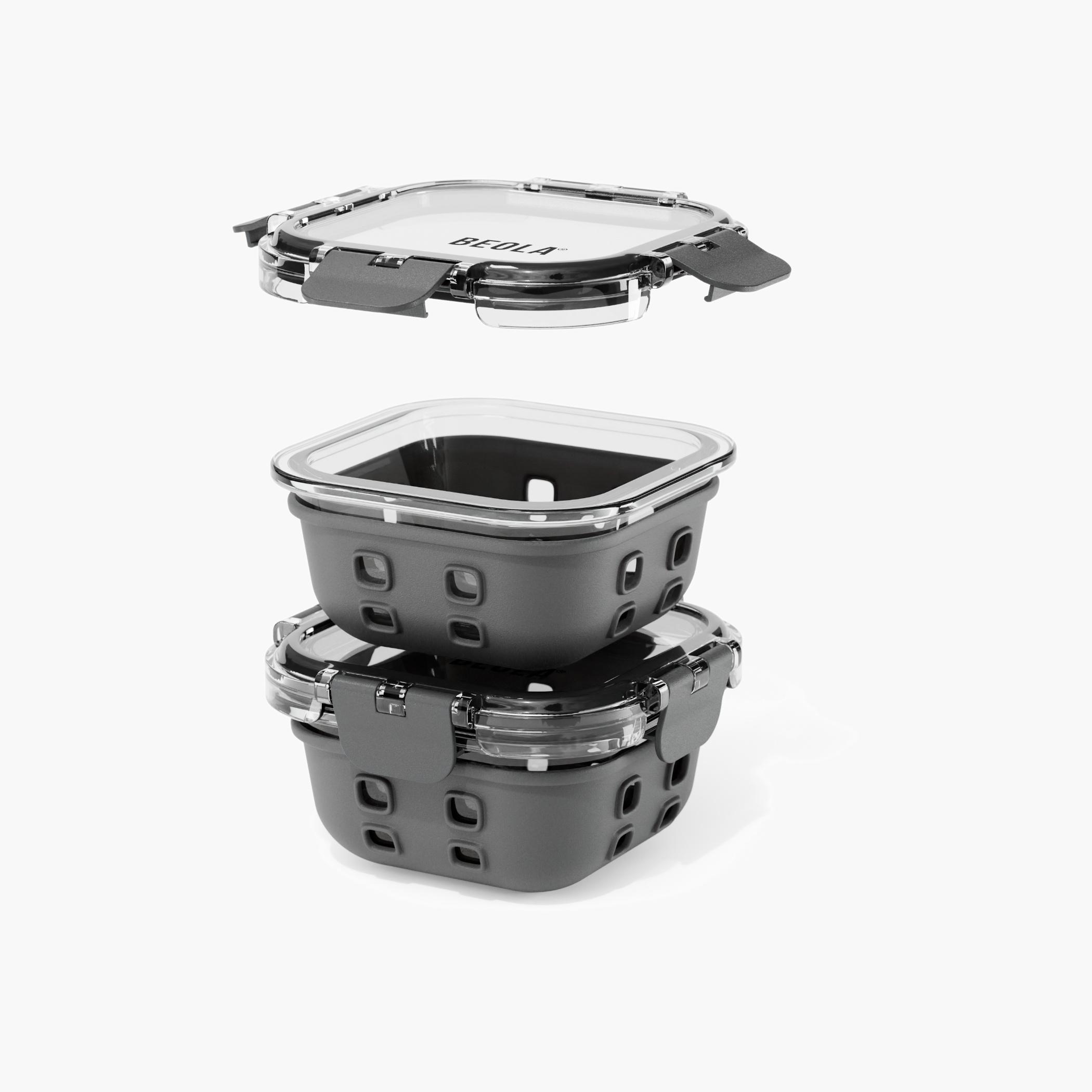 بيولا طقم حاويات طعام زجاجية 0.32 لتر-school-lunchessentials-lunchboxes-image-1