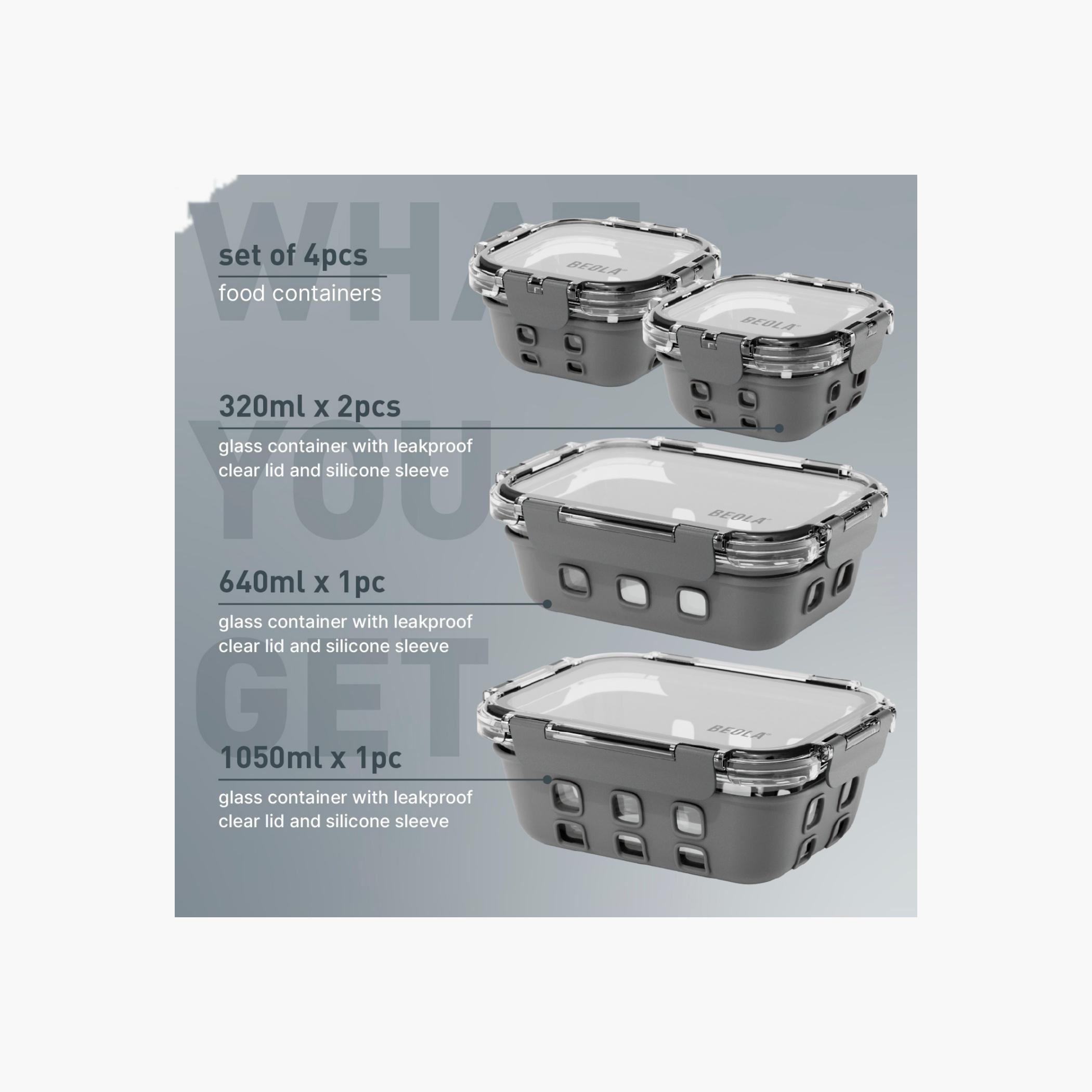 بيولا طقم أوعية طعام زجاجية أربعة-school-lunchessentials-lunchboxes-image-4
