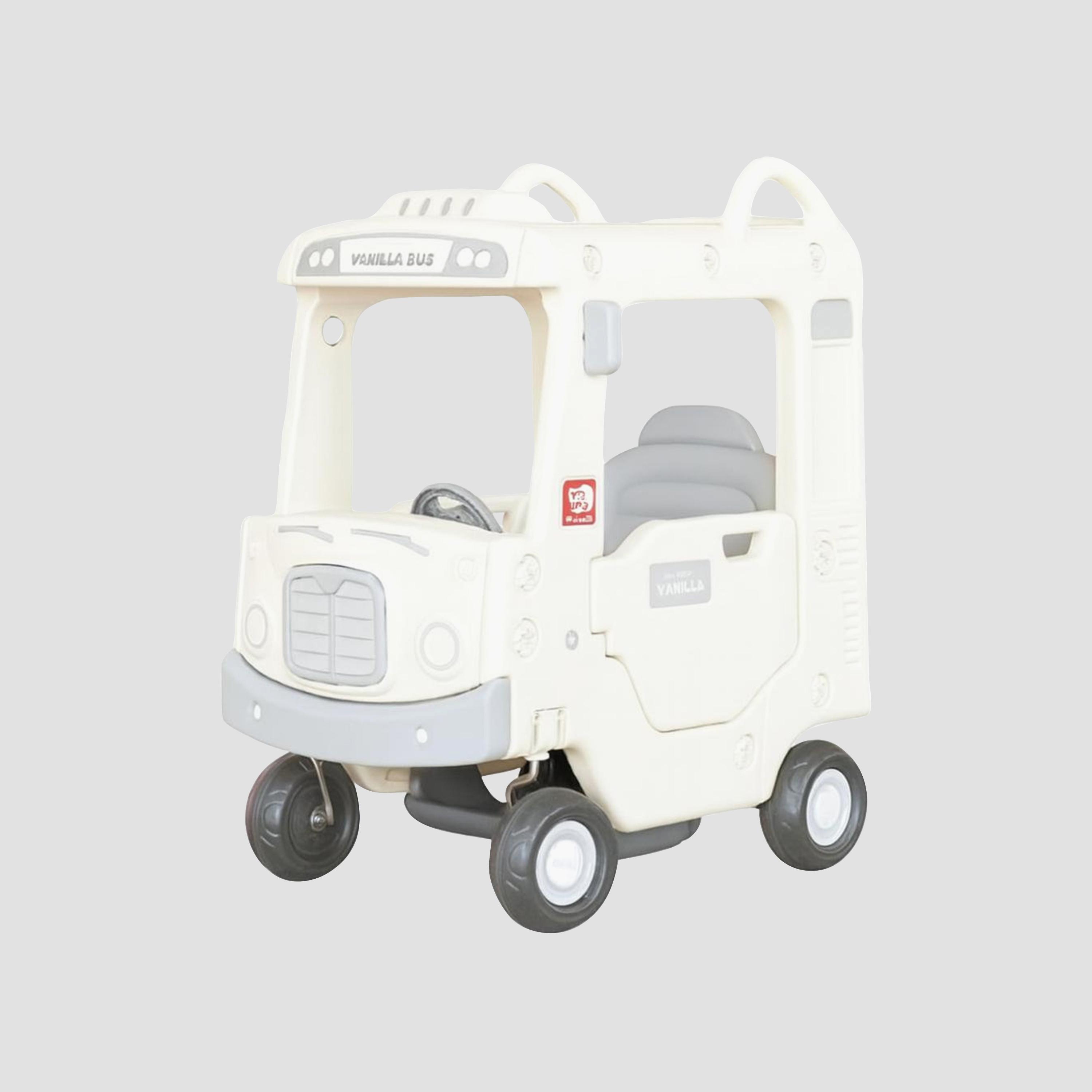 Myts Tayo Ride-On School Bus with Open Rooftop - Vanilla-toys-outdoor-bikesandrideons-manualrideons-image-1