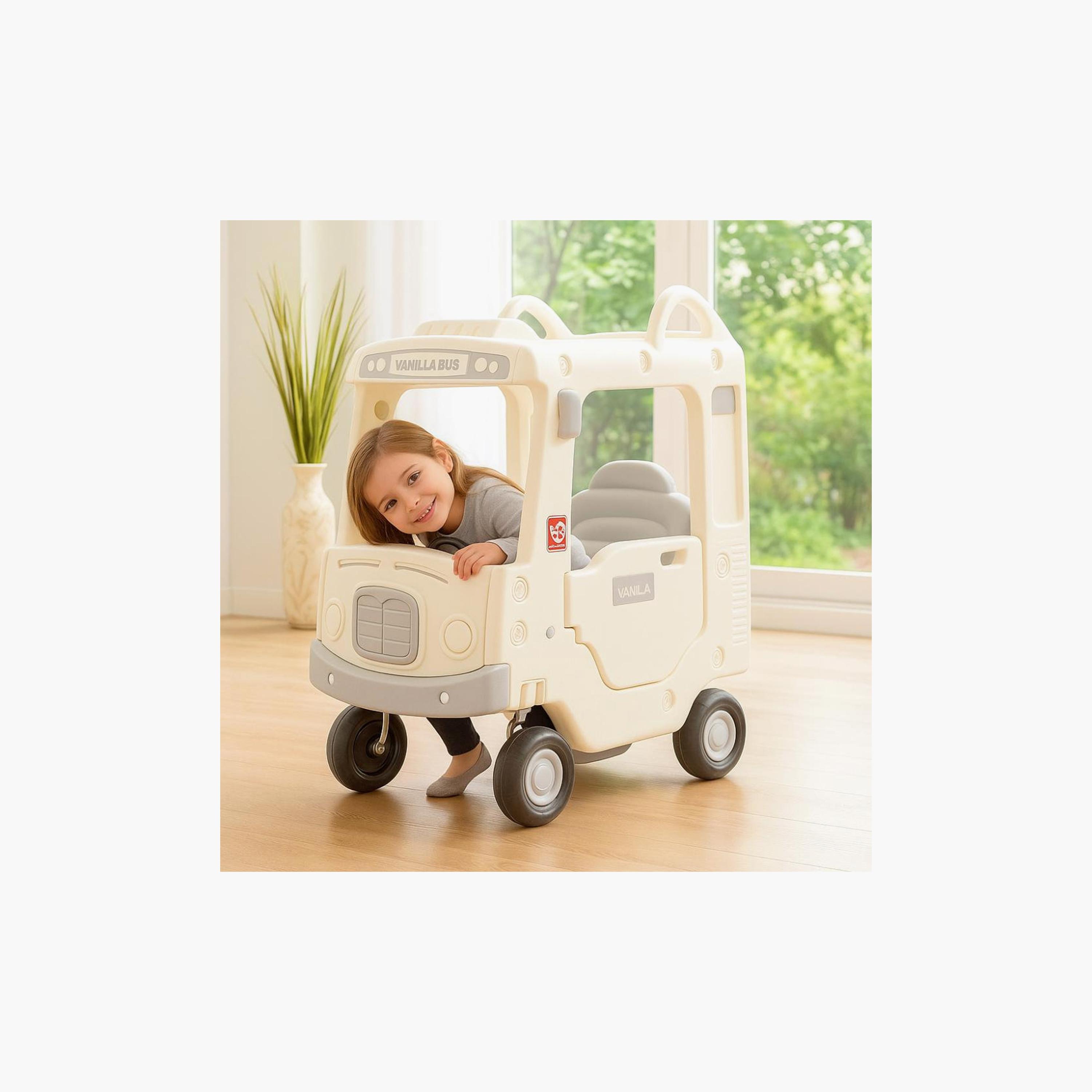 Myts Tayo Ride-On School Bus with Open Rooftop - Vanilla-toys-outdoor-bikesandrideons-manualrideons-image-3