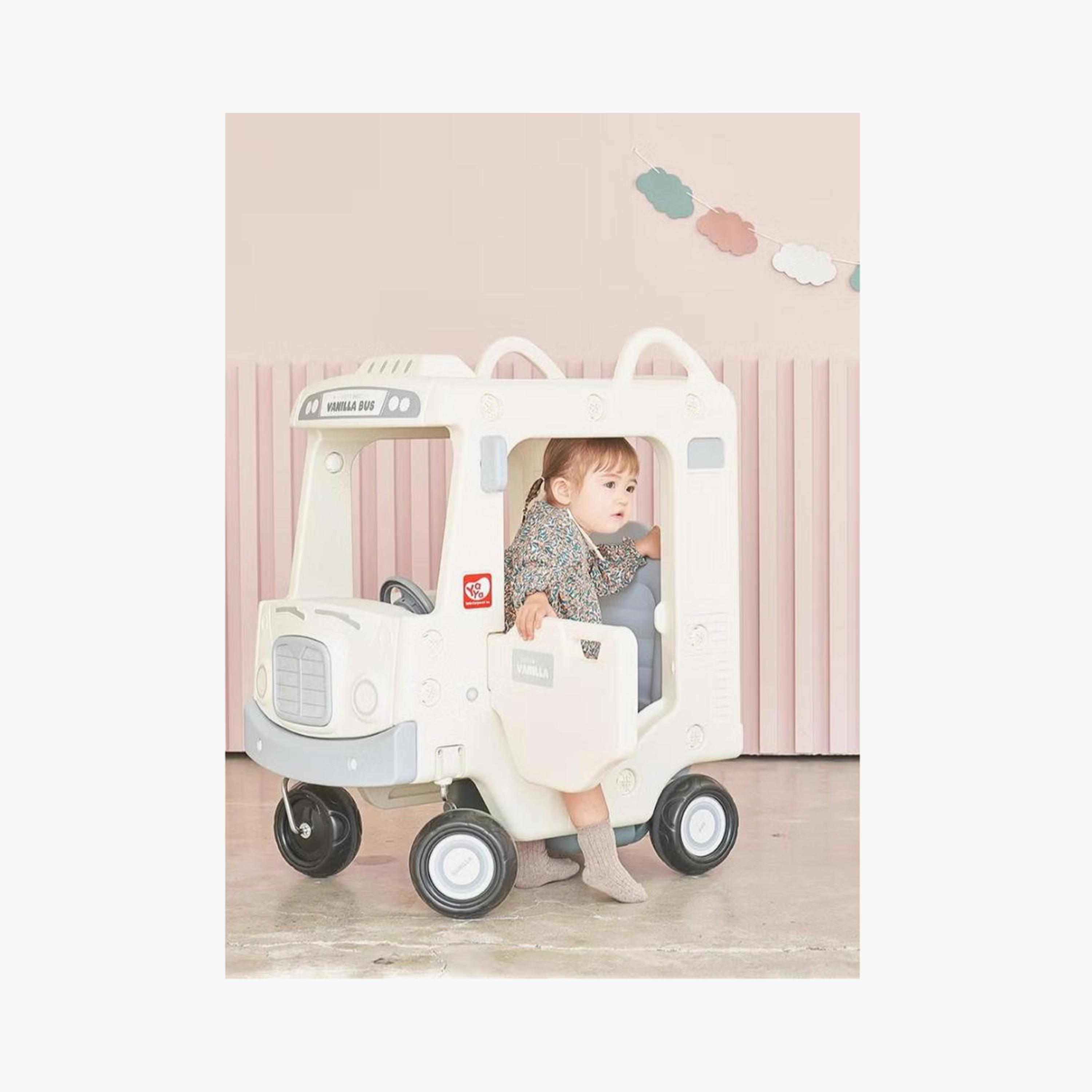 Myts Tayo Ride-On School Bus with Open Rooftop - Vanilla-toys-outdoor-bikesandrideons-manualrideons-image-4