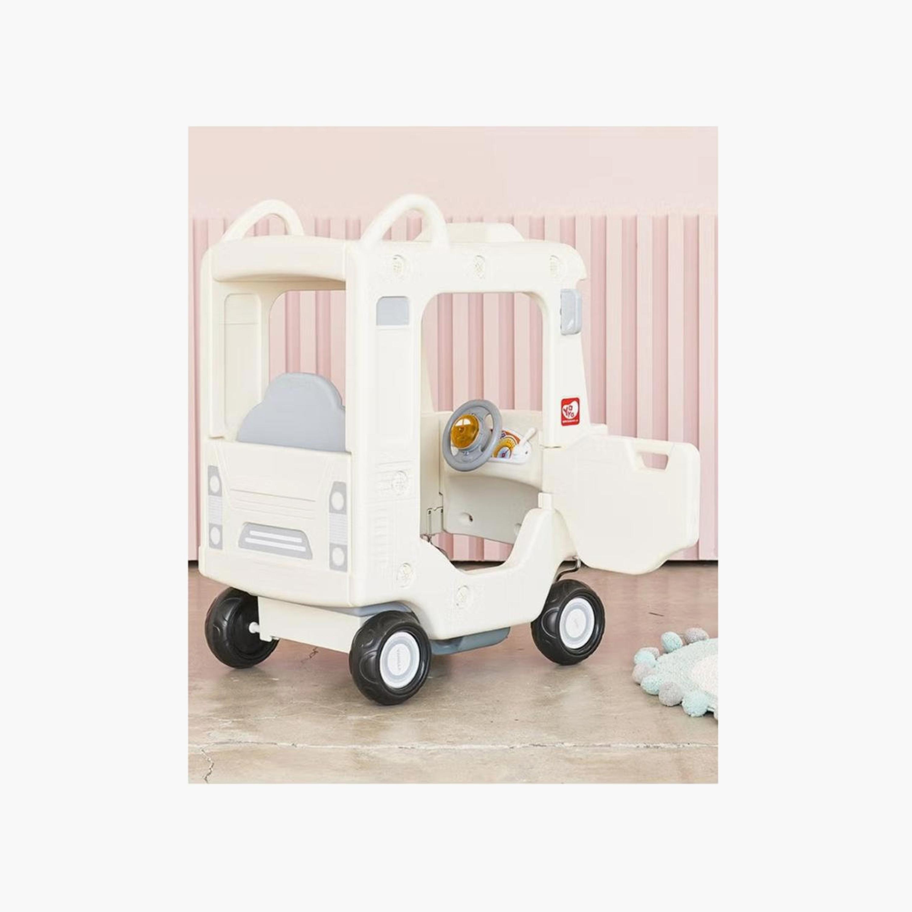 Myts Tayo Ride-On School Bus with Open Rooftop - Vanilla-toys-outdoor-bikesandrideons-manualrideons-image-5