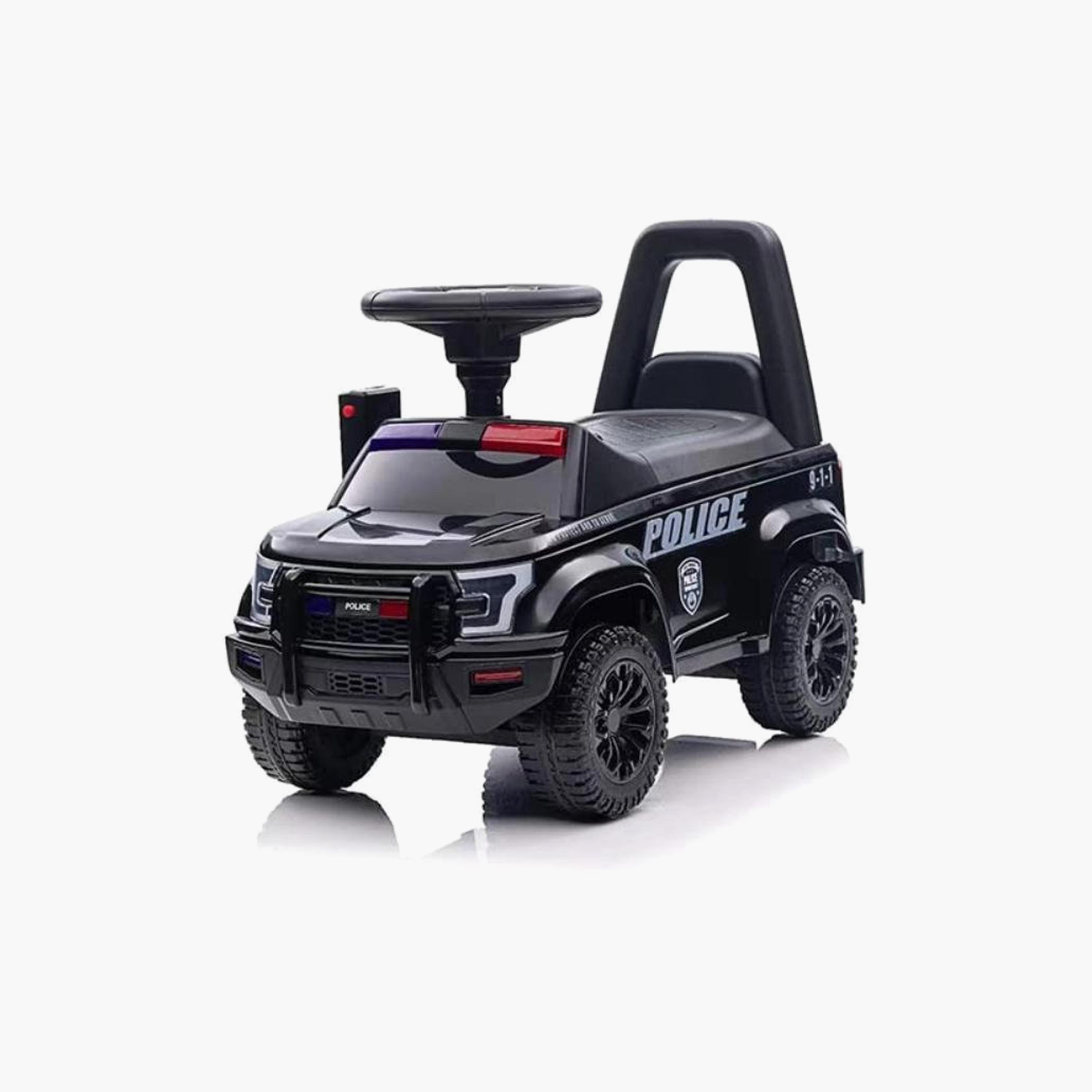 MYTS Police Push Car Ride-On with Siren, Megaphone & Storage-toys-outdoor-bikesandrideons-manualrideons-image-4