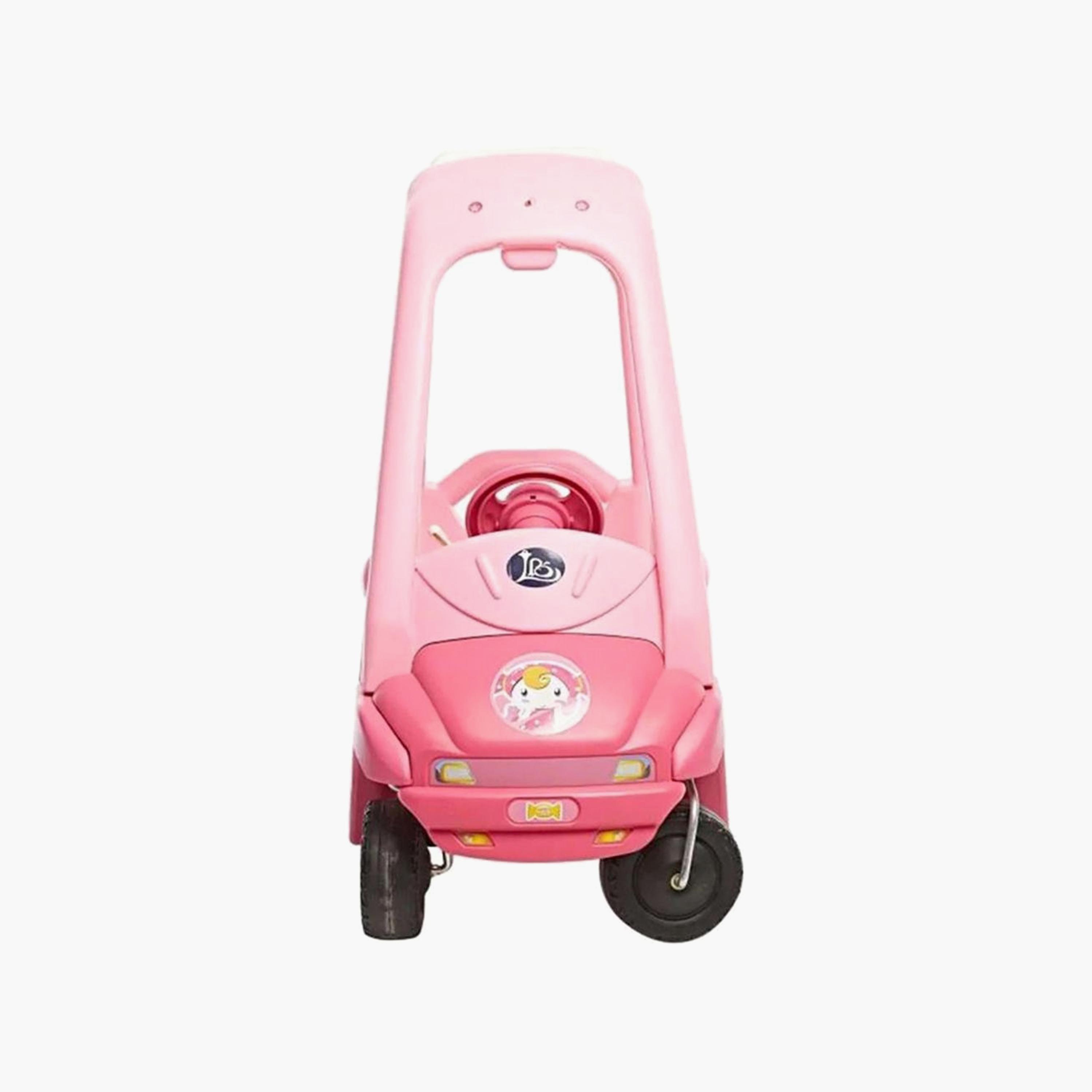 MYTS Step It Push Car with Openable Doors & Parent Handle - Pink-toys-outdoor-bikesandrideons-manualrideons-image-2