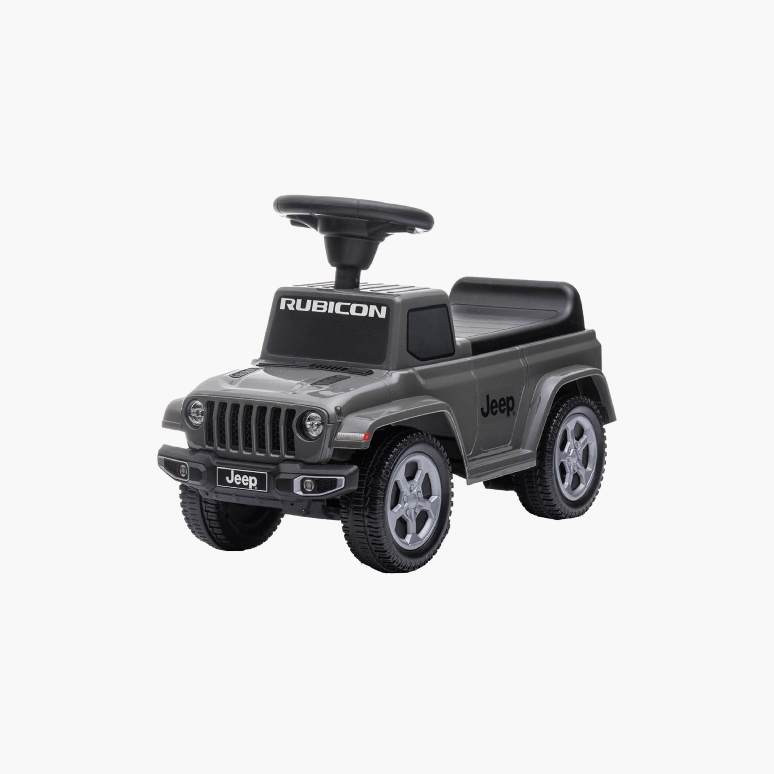 MYTS Jeep Gladiator Licensed Push Ride-On Car with Storage - Grey-toys-outdoor-bikesandrideons-manualrideons-image-1