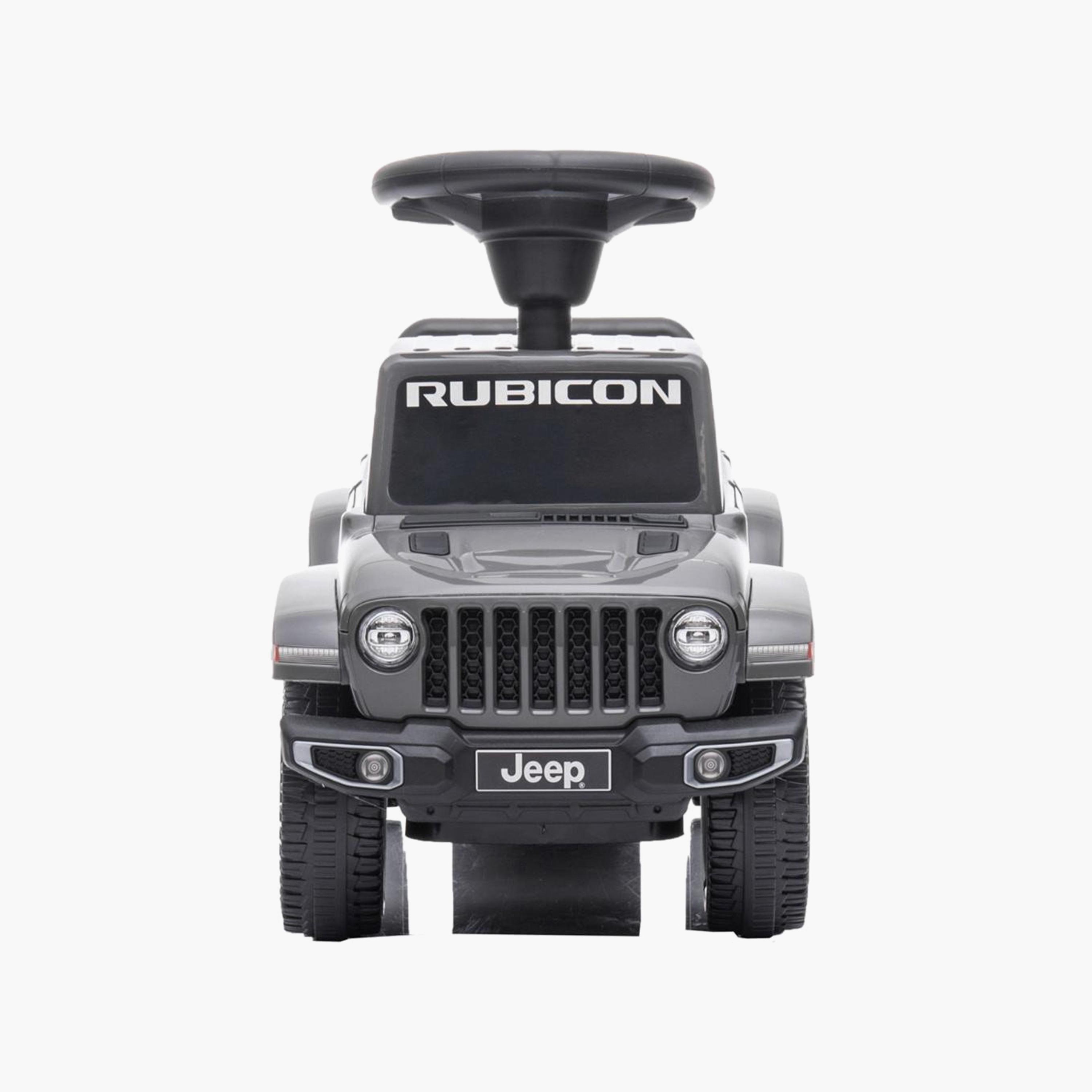 MYTS Jeep Gladiator Licensed Push Ride-On Car with Storage - Grey-toys-outdoor-bikesandrideons-manualrideons-image-2