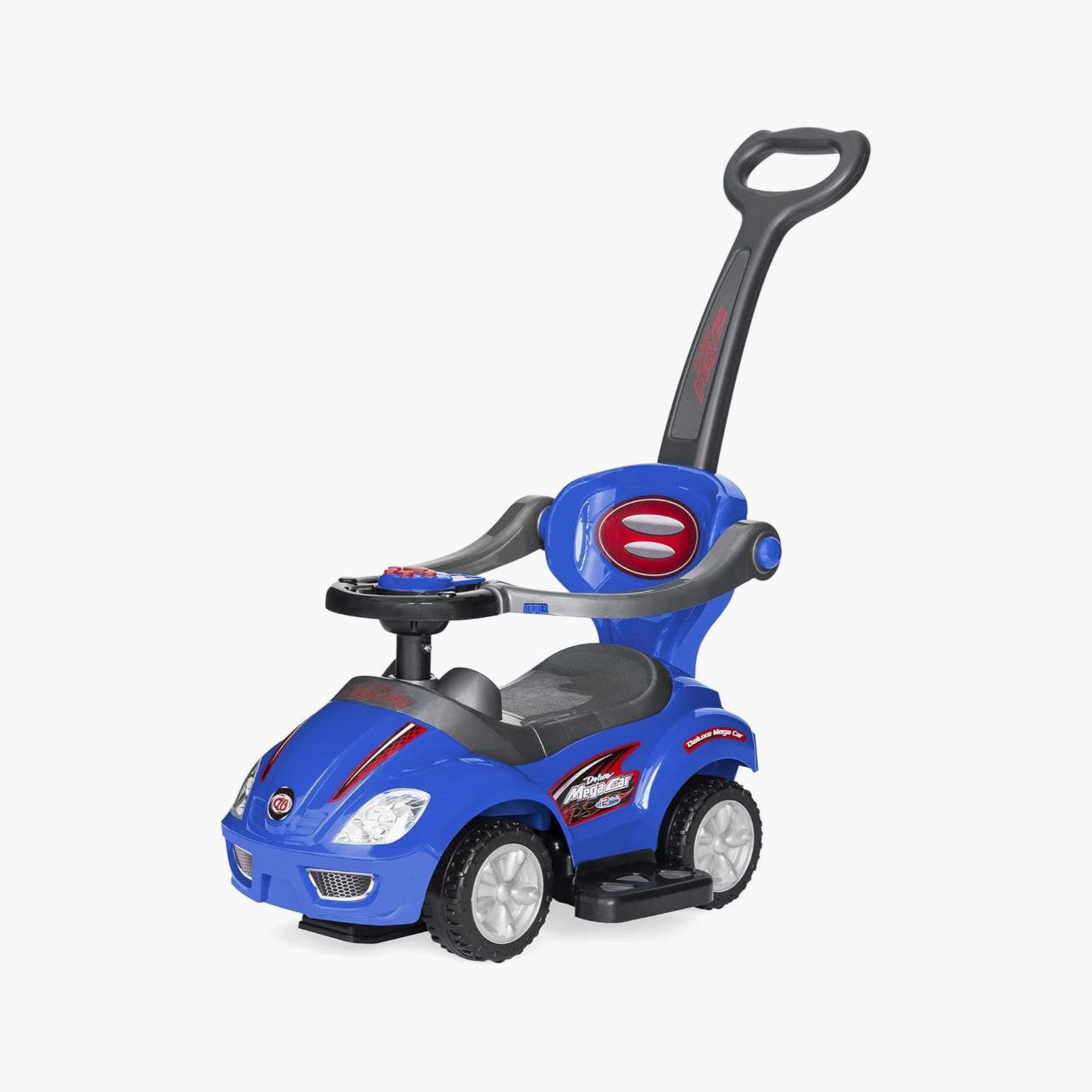 Myts Canopy 3-In-1 Ride On Push Car - Blue-toys-outdoor-bikesandrideons-manualrideons-image-1