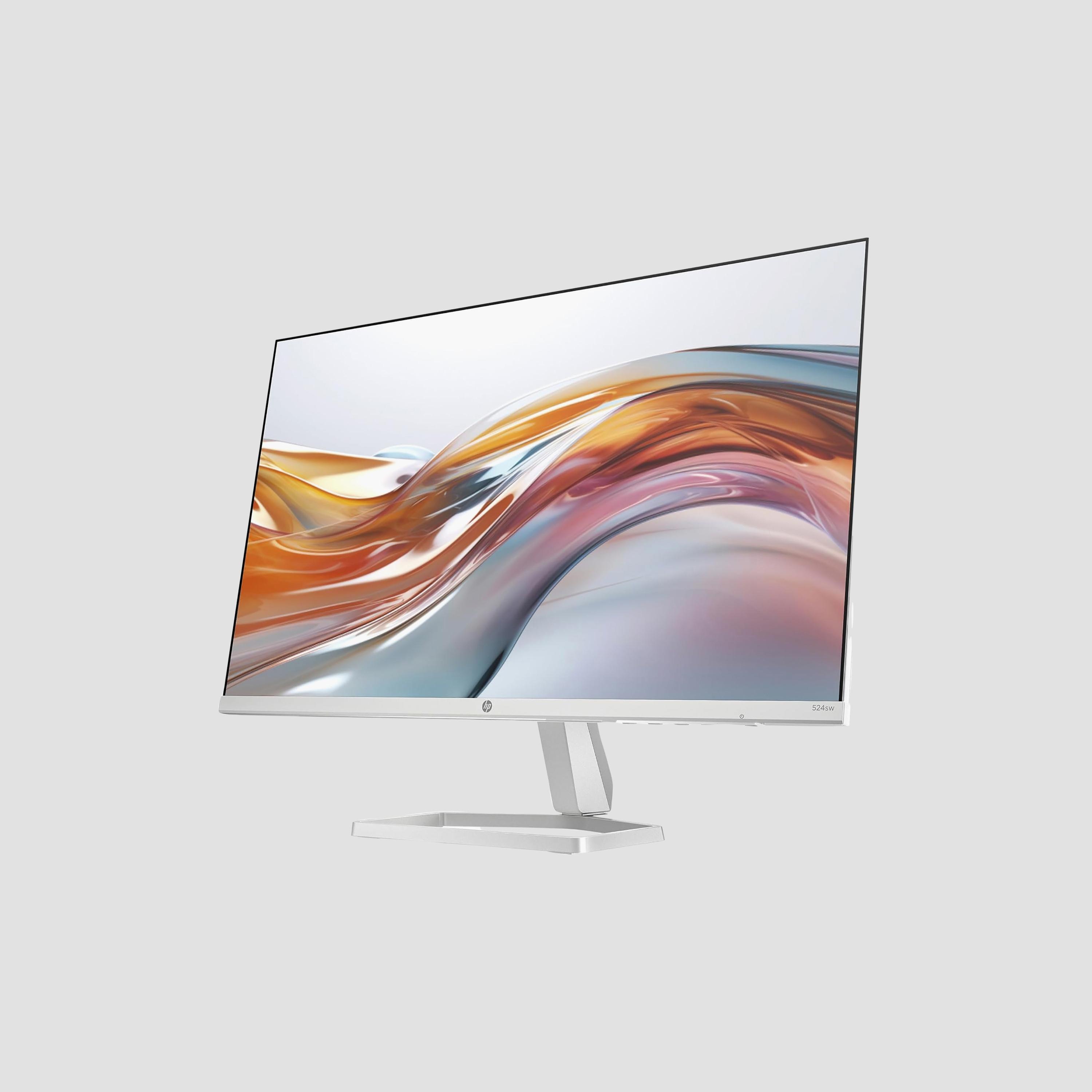 اتش بي سلسلة 5 524SW FHD مقاس 23.8"، بيضاء | 94C21AS-electronics-accessories-computeraccesories-image-2