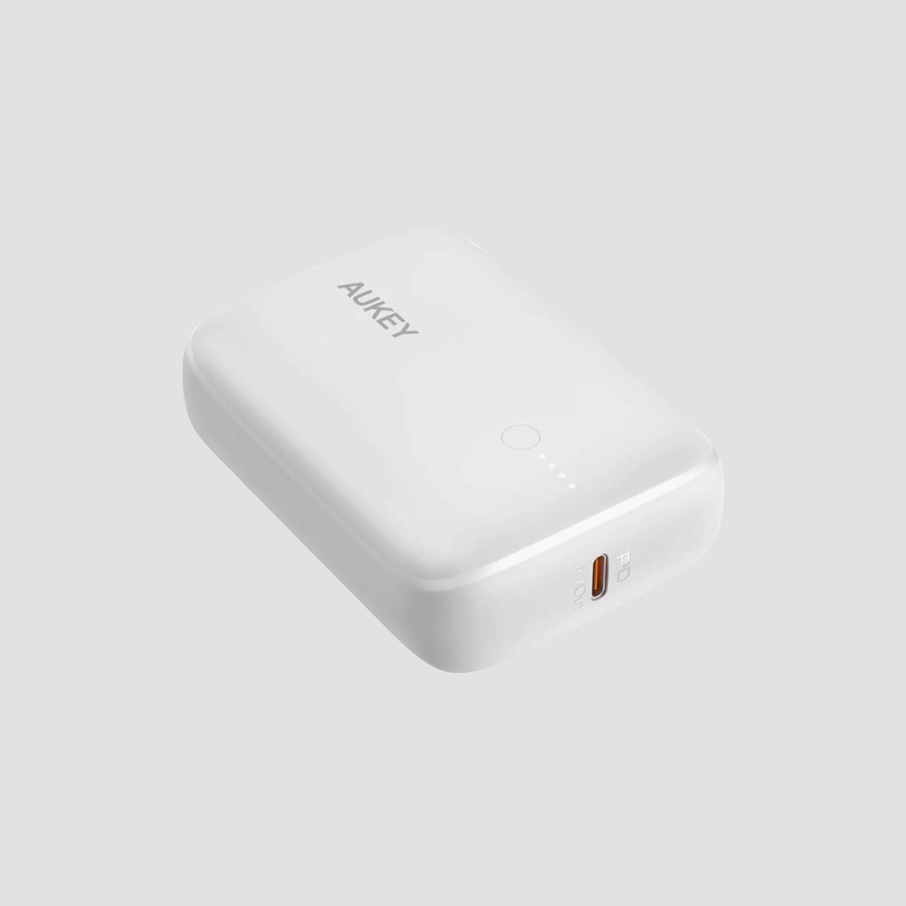 Aukey Power Bank 10000mAh | PB-N83S WHITE-electronics-portabledevices-image-1