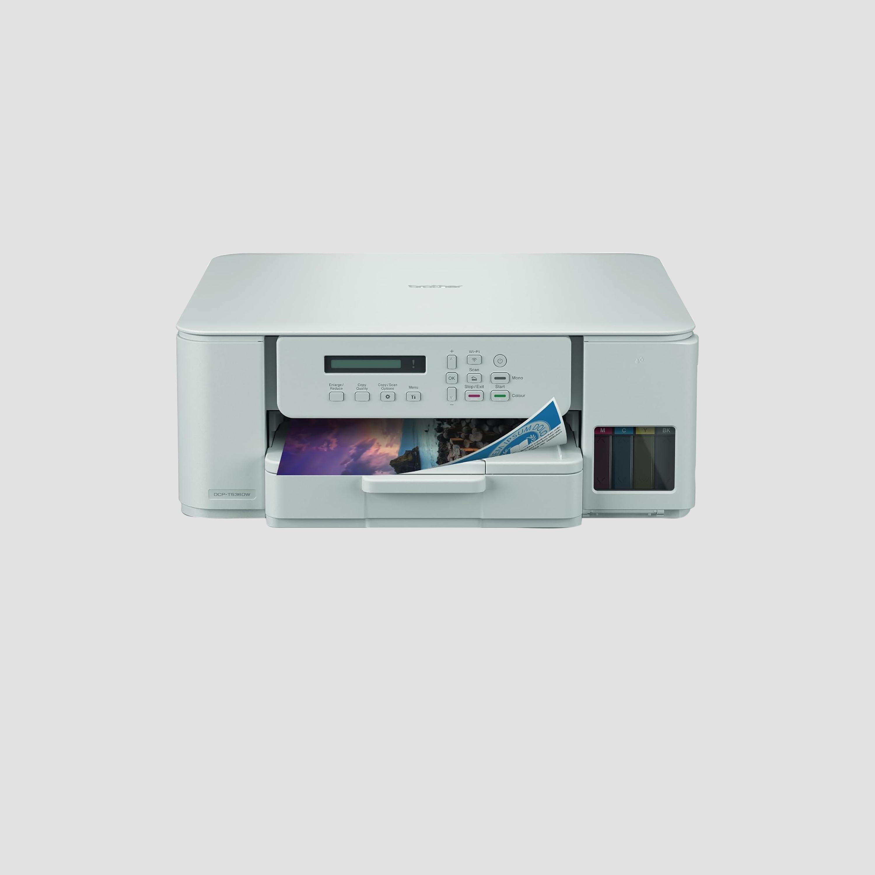 طابعة براذر الكل في واحد بخزان حبر أبيض | DCP-T536DW-electronics-accessories-computeraccesories-image-1