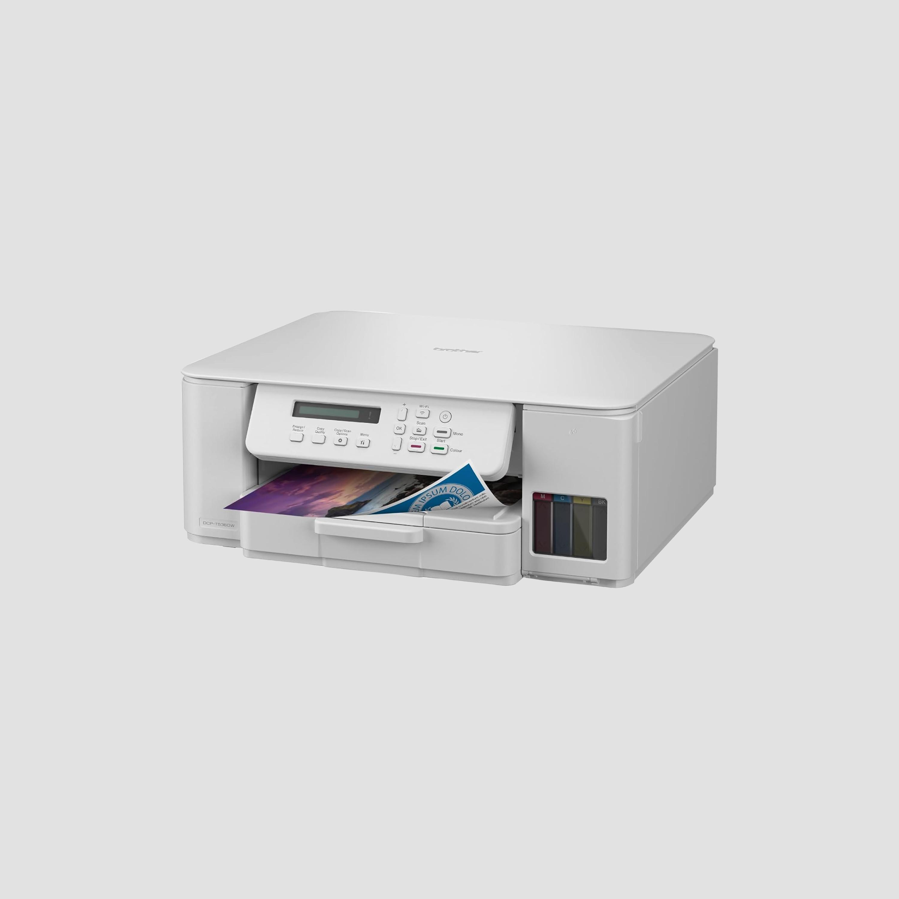 طابعة براذر الكل في واحد بخزان حبر أبيض | DCP-T536DW-electronics-accessories-computeraccesories-image-2