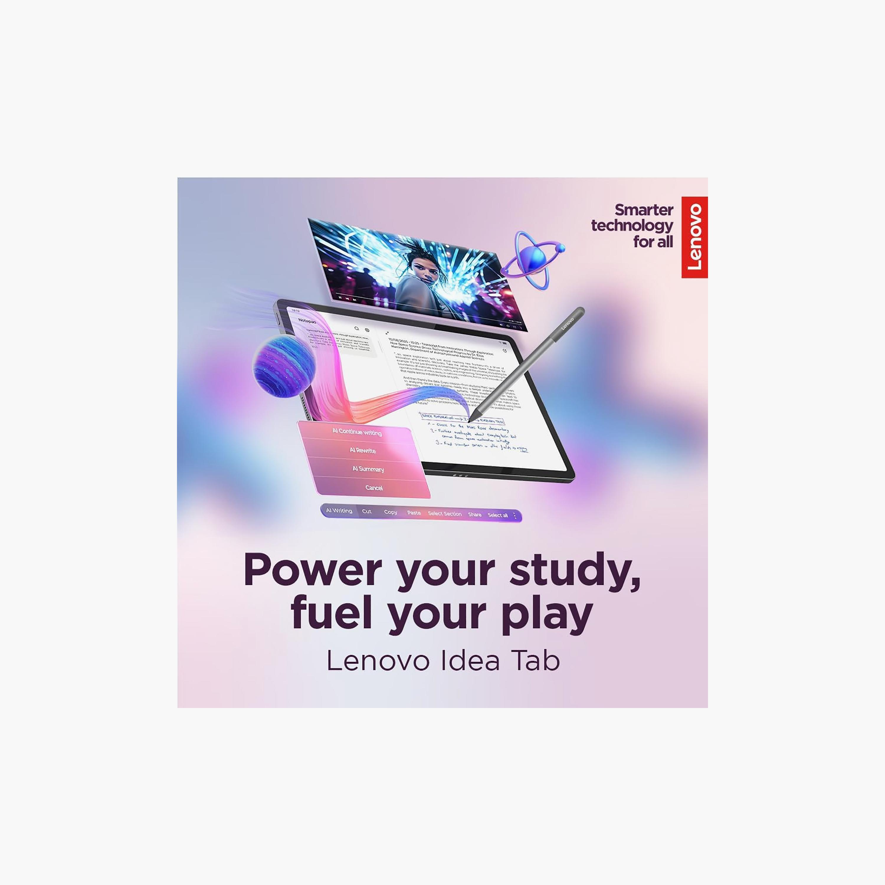 Lenovo Idea Tablet Polar Blue WiFi 8GB+256GB 11 Inch MediaTek Dimensity 6300+Folio Keyboard+Tab Pen-electronics-tablets-image-5