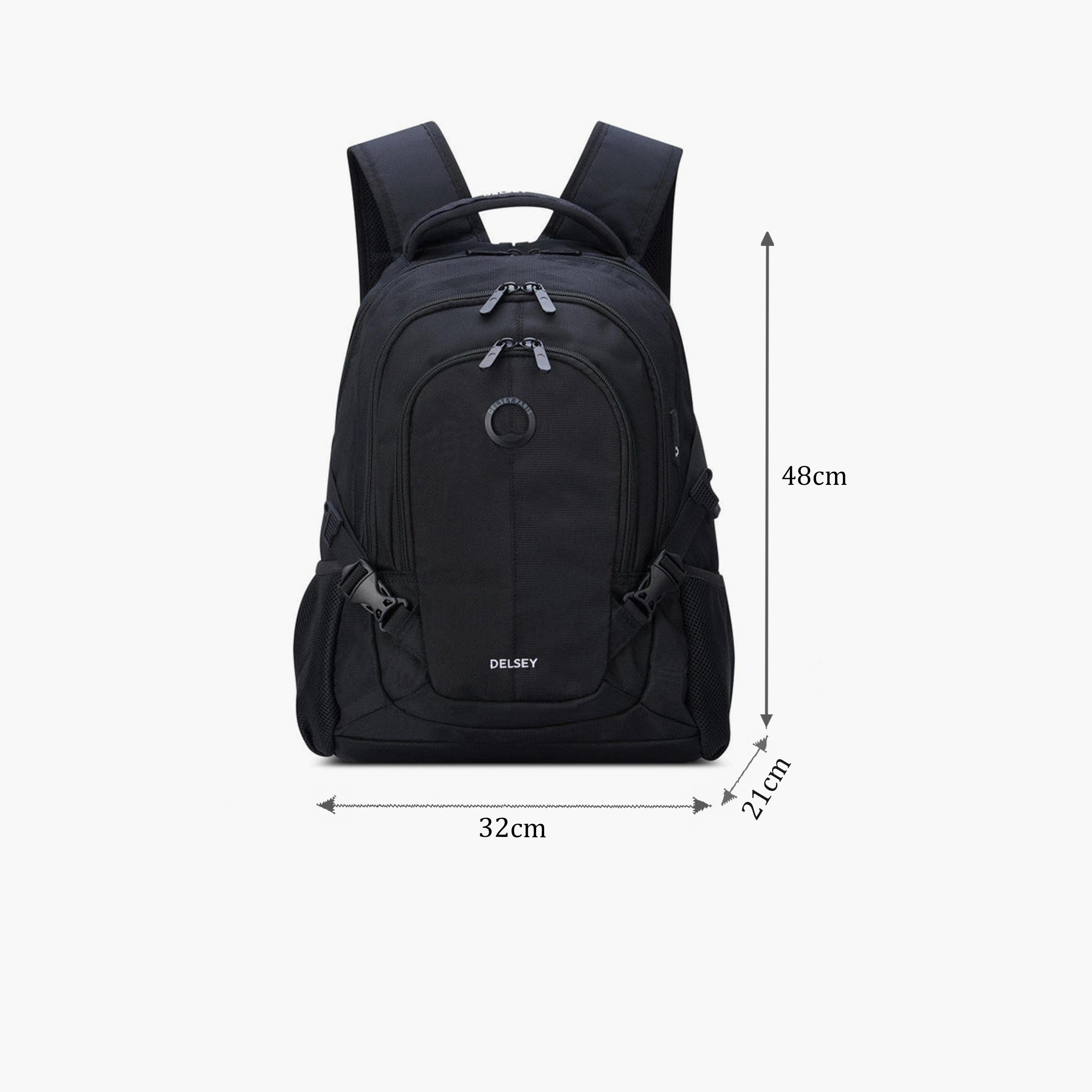Delsey Paris Element Navigator 15.6 Inches Shoulder Backpack, Polyester | 335589-school-bagsandbackpacks-backpacks-image-2