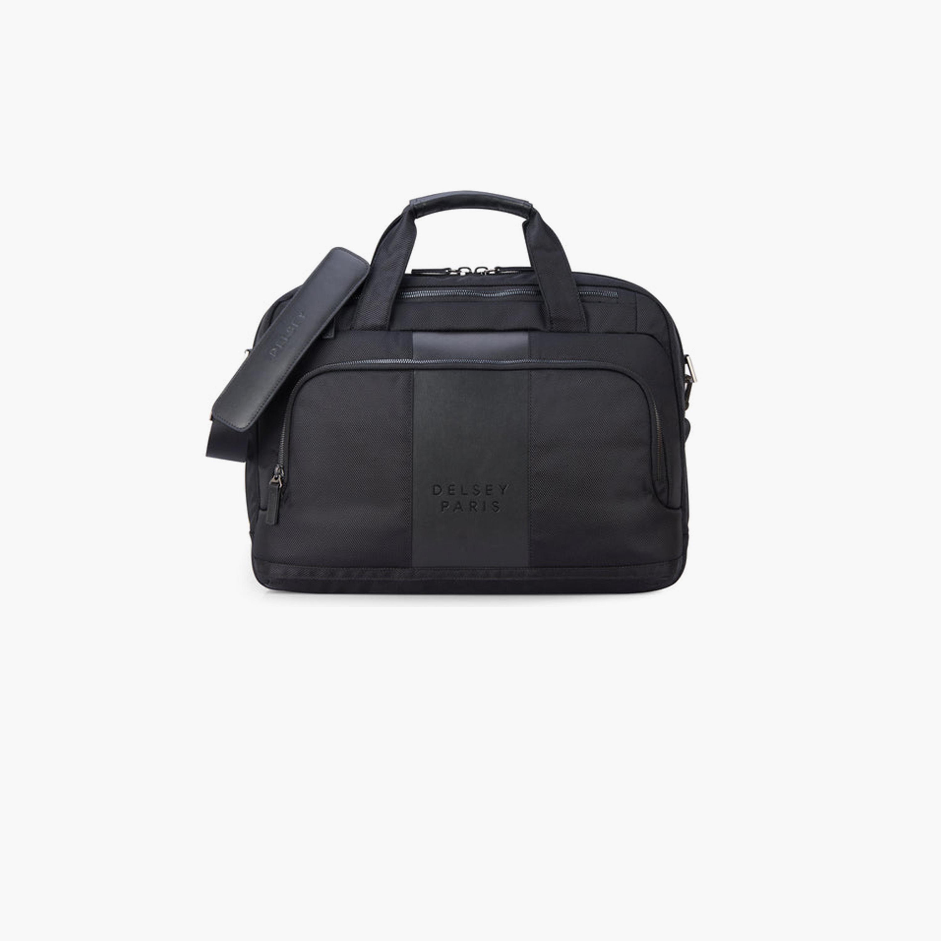 Delsey Paris Wagram 15L | 15.6 Inches Briefcase, Nylon, Built-in USB | 335727-men-bags-image-1