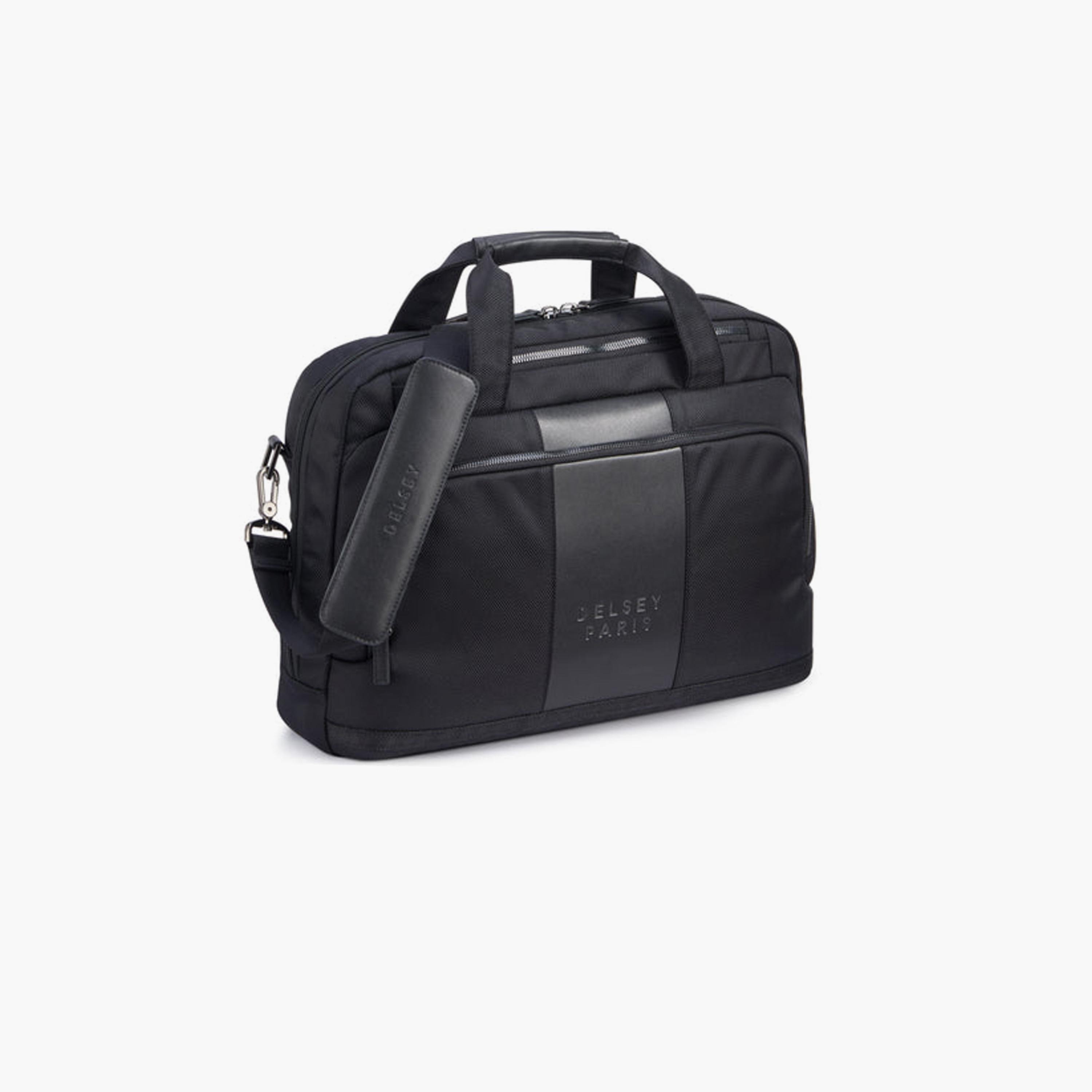 Delsey Paris Wagram 15L | 15.6 Inches Briefcase, Nylon, Built-in USB | 335727-men-bags-image-4