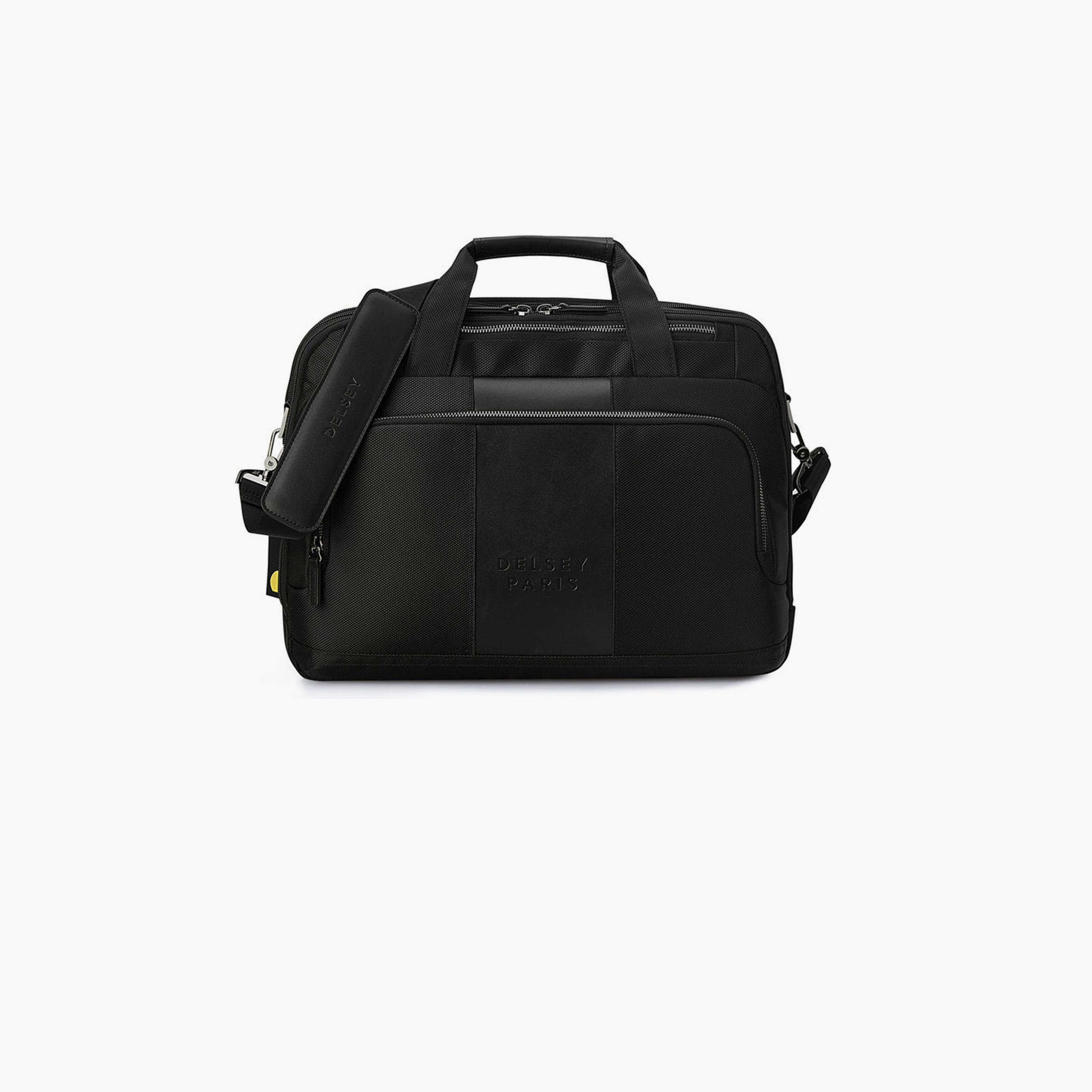 Delsey Paris Wagram 19L | 15.6 Inches Briefcase, Nylon, Built-in USB | 335729-men-bags-image-1