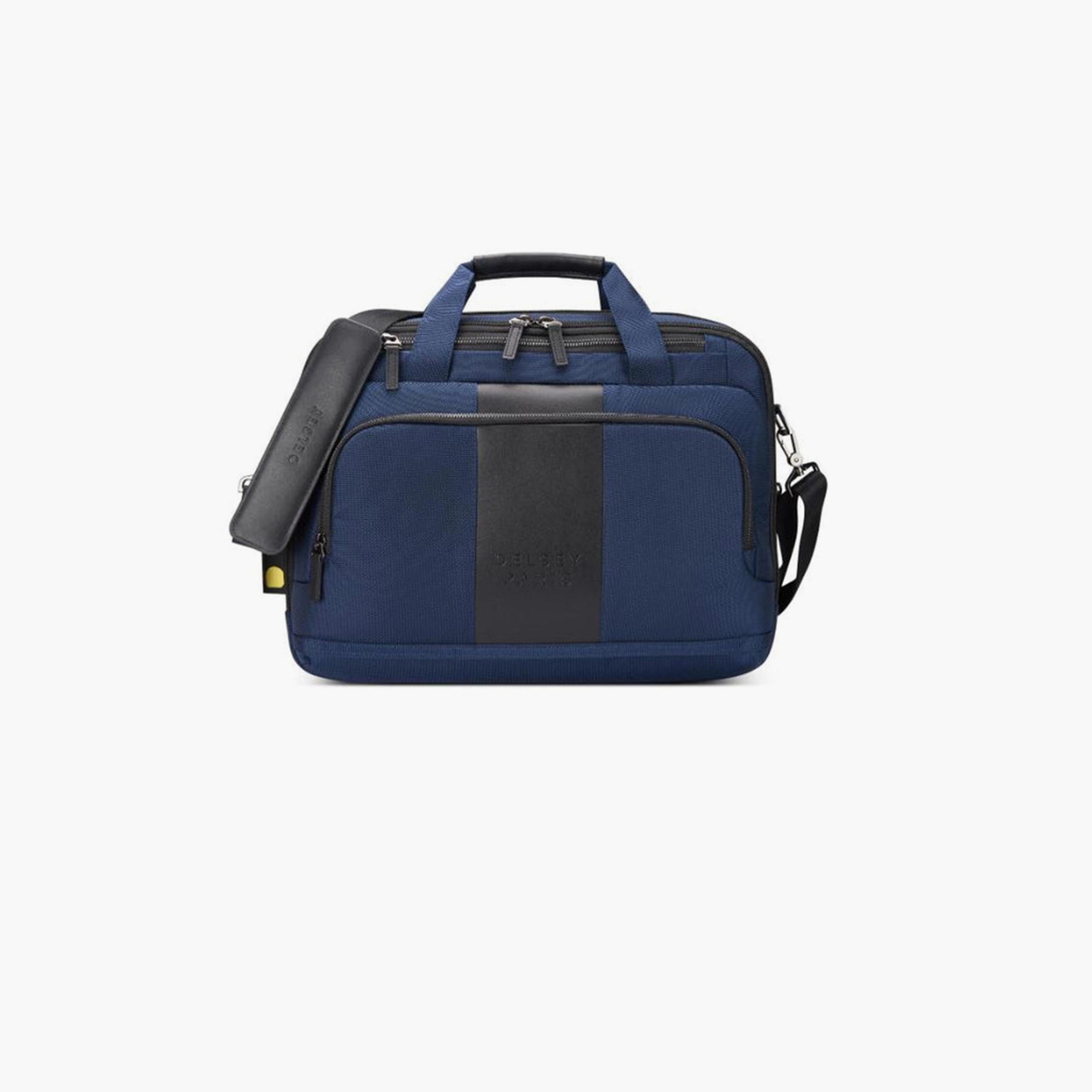Delsey Paris Wagram 19L | 15.6 Inches Briefcase, Nylon, Built-in USB | 335730-men-bags-image-1