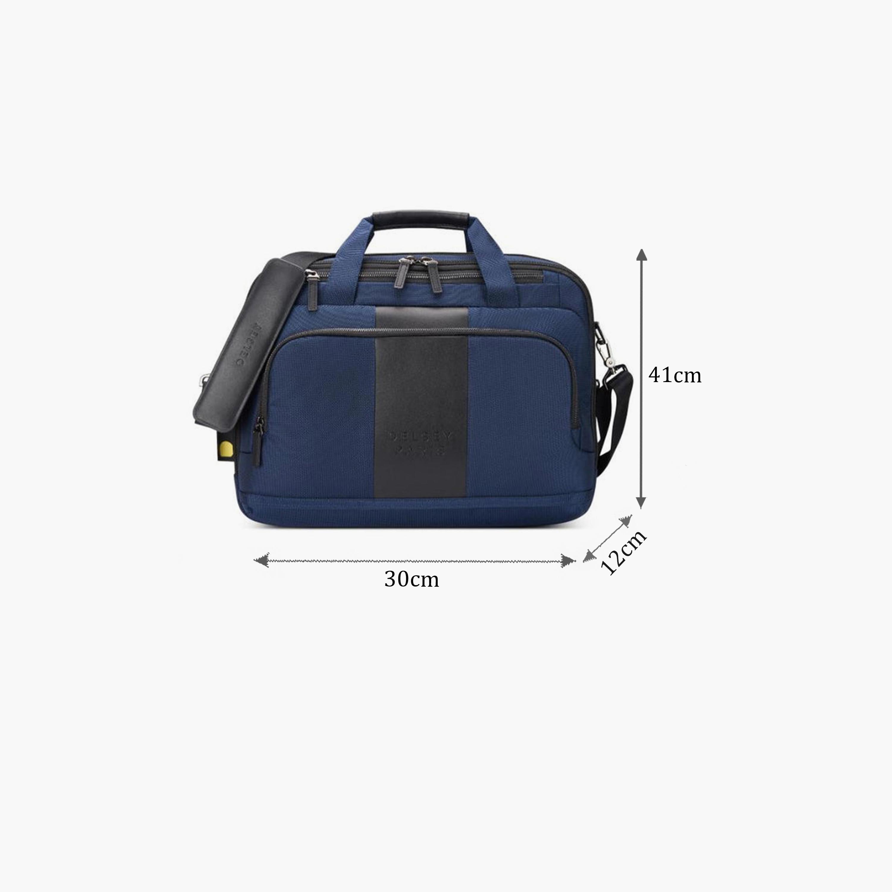 Delsey Paris Wagram 19L | 15.6 Inches Briefcase, Nylon, Built-in USB | 335730-men-bags-image-2