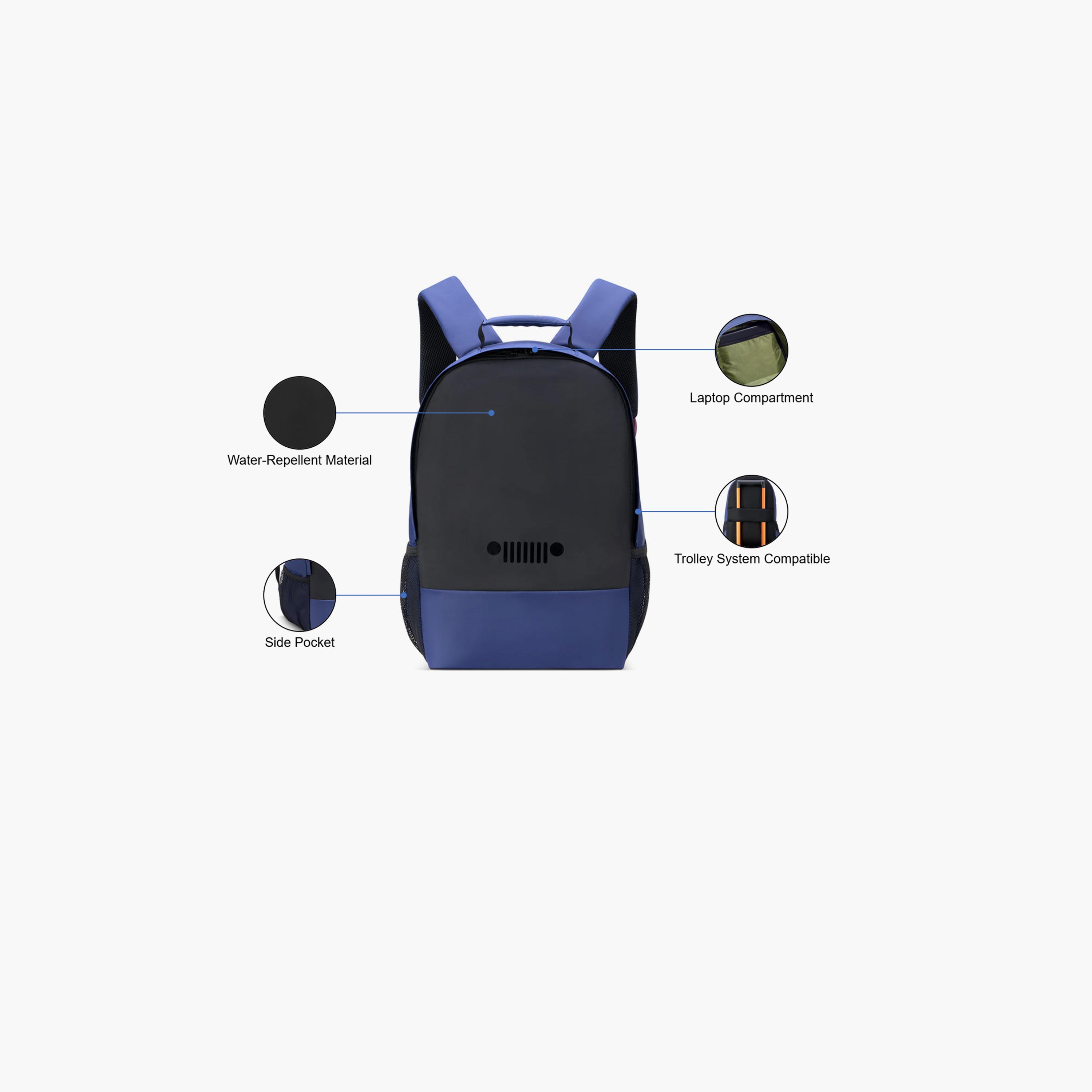 Jeep 15.6 Inches Laptop Backpack, Water-Resistant, JS012C | 851107528-travel-luggagesandbags-backpacks-image-3