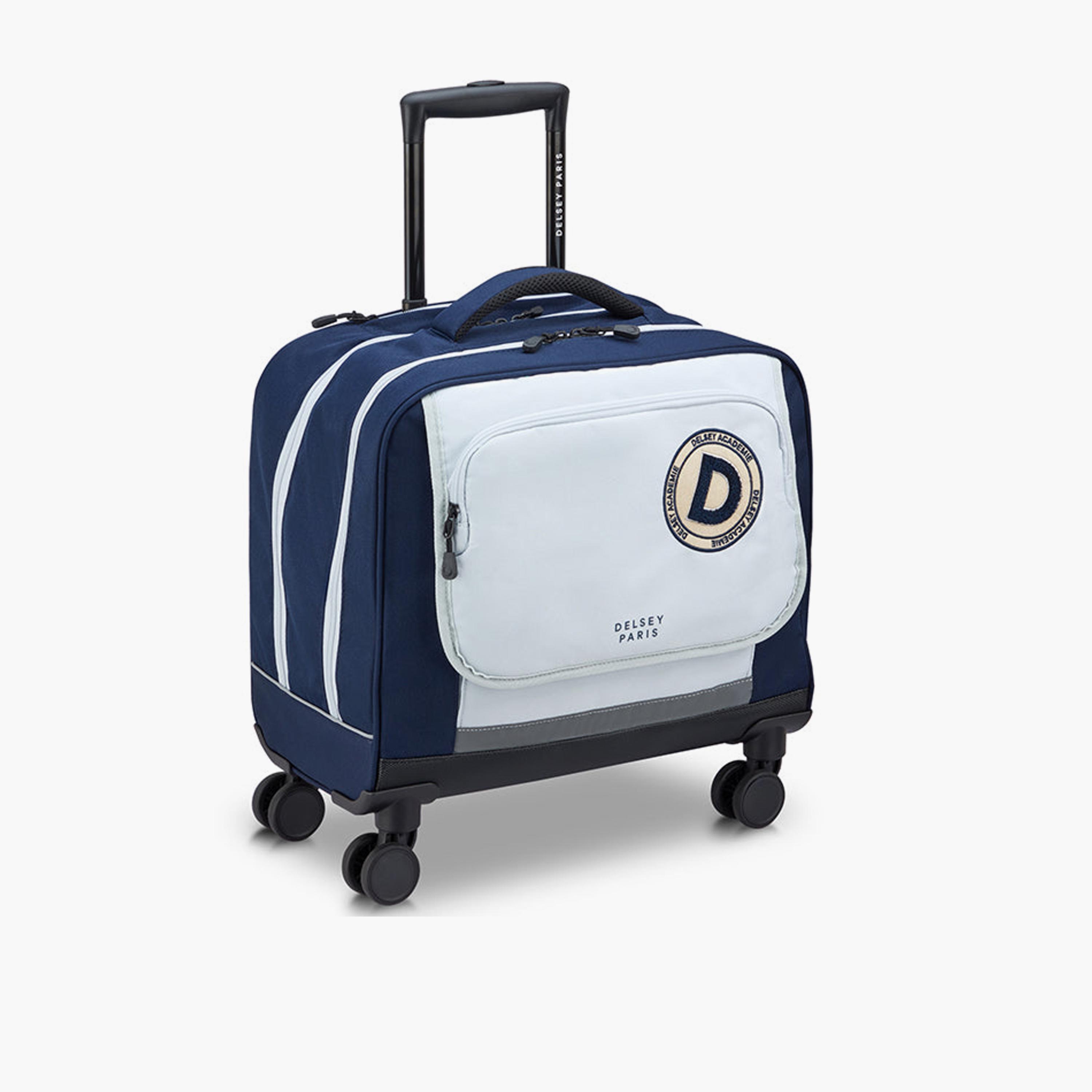 Delsey Paris BTS 2025 46 CM Small Cabin Polyester Soft Sided 4-Wheeler Spinner Trolley Bag-travel-kidstrolleyandbags-image-4