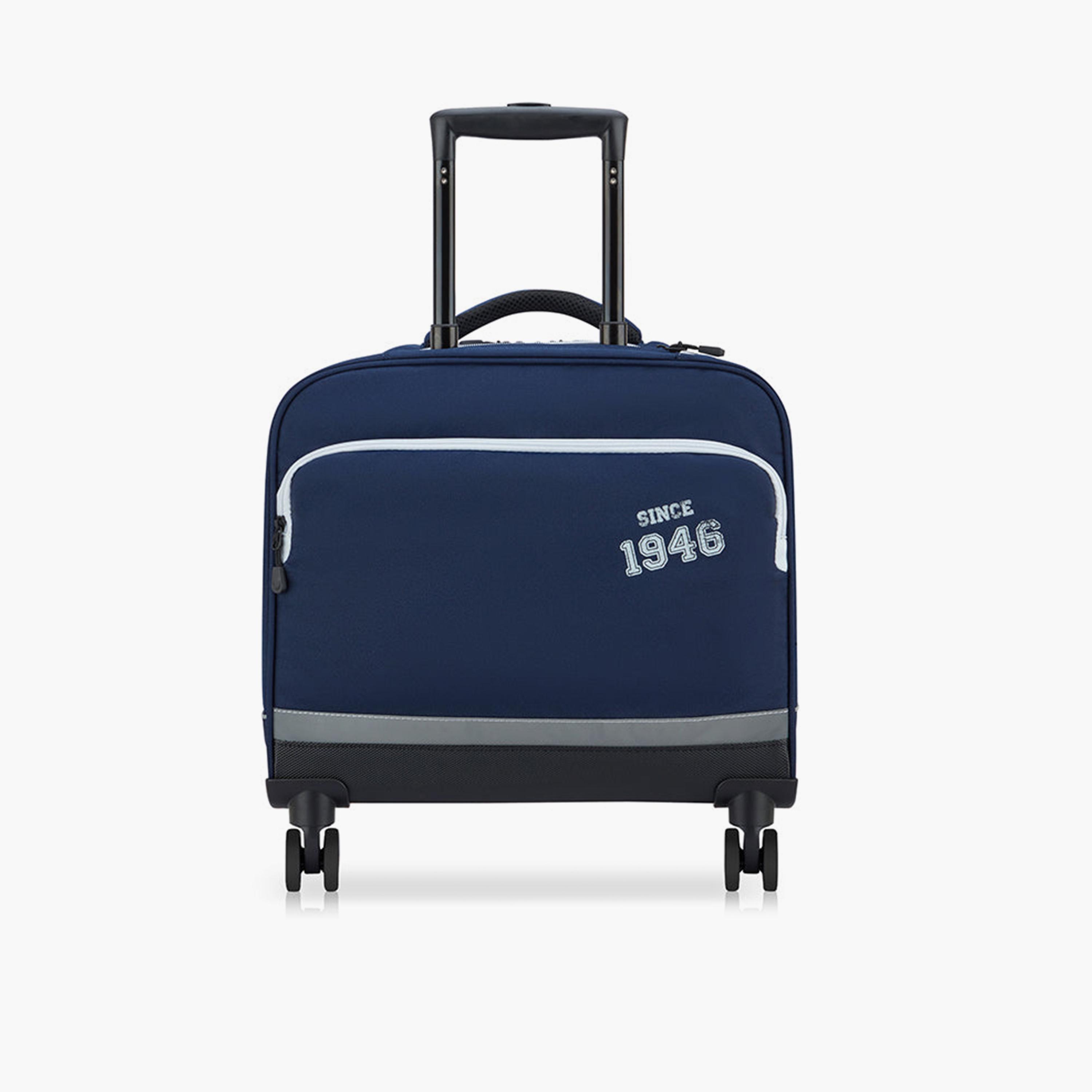 Delsey Paris BTS 2025 46 CM Small Cabin Polyester Soft Sided 4-Wheeler Spinner Trolley Bag-travel-kidstrolleyandbags-image-5