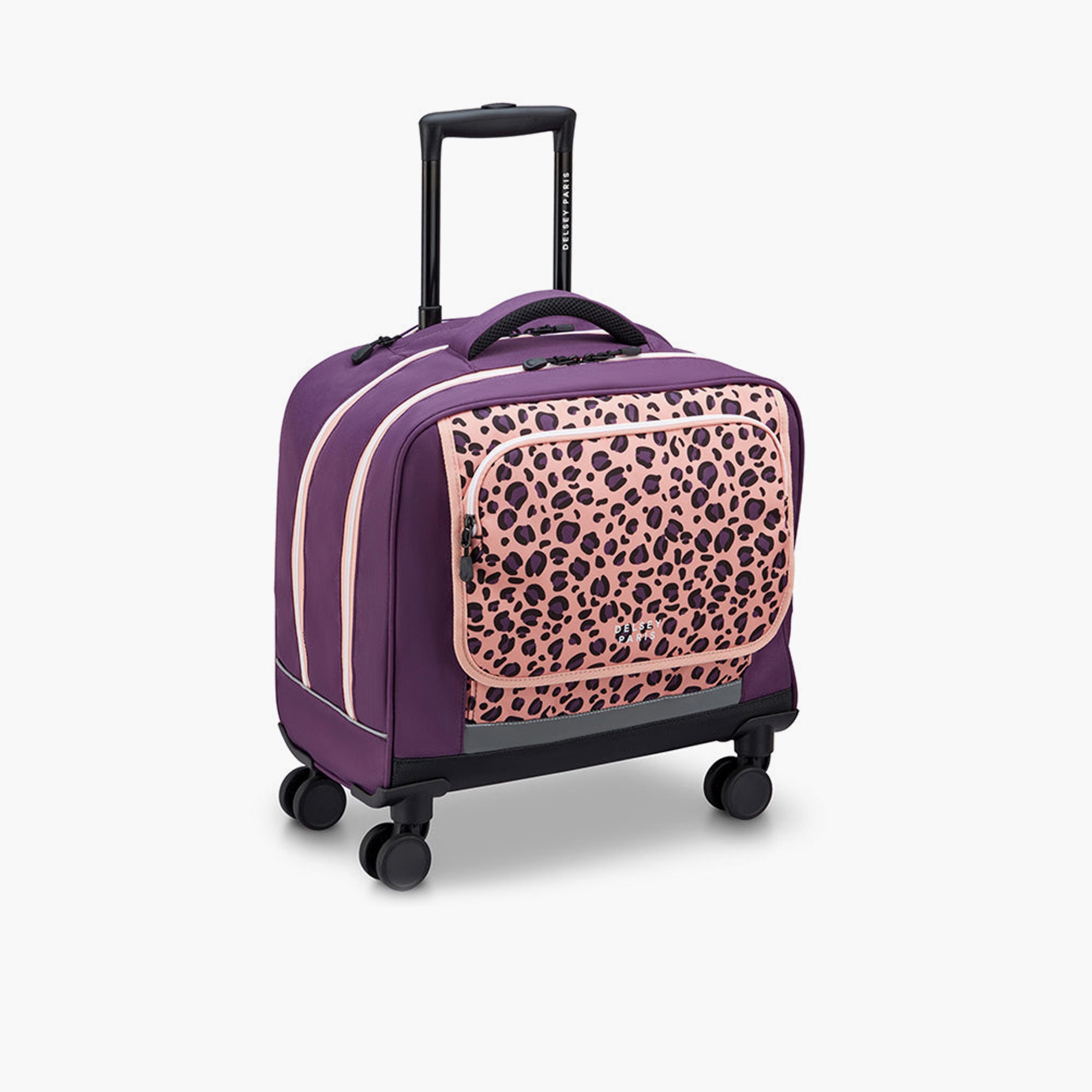 Delsey Paris BTS 2025 46 CM Small Cabin Polyester Soft Sided 4-Wheeler Spinner Trolley Bag-travel-kidstrolleyandbags-image-4