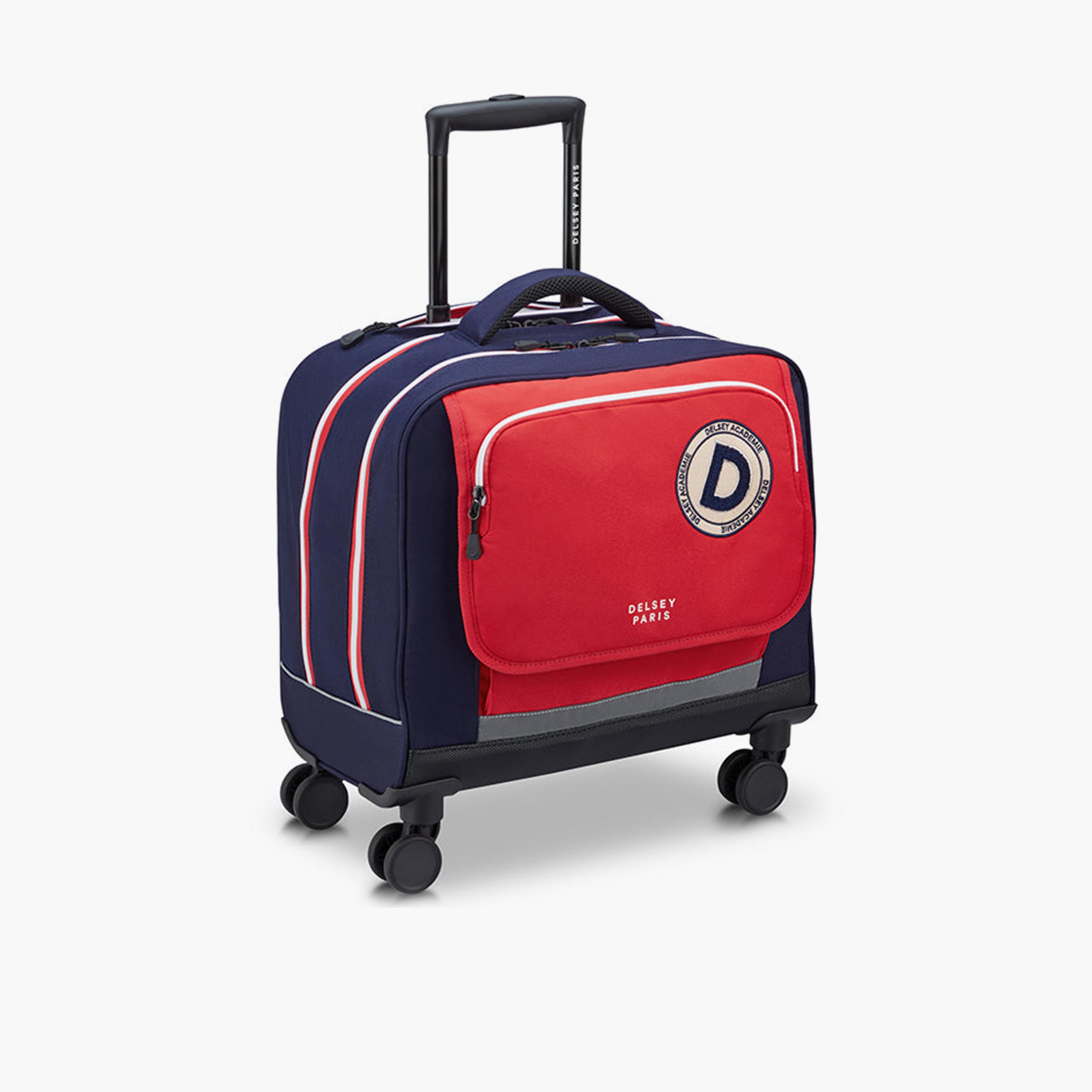 Delsey Paris BTS 2025 46 CM Small Cabin Polyester Soft Sided 4-Wheeler Spinner Trolley Bag-travel-kidstrolleyandbags-image-4