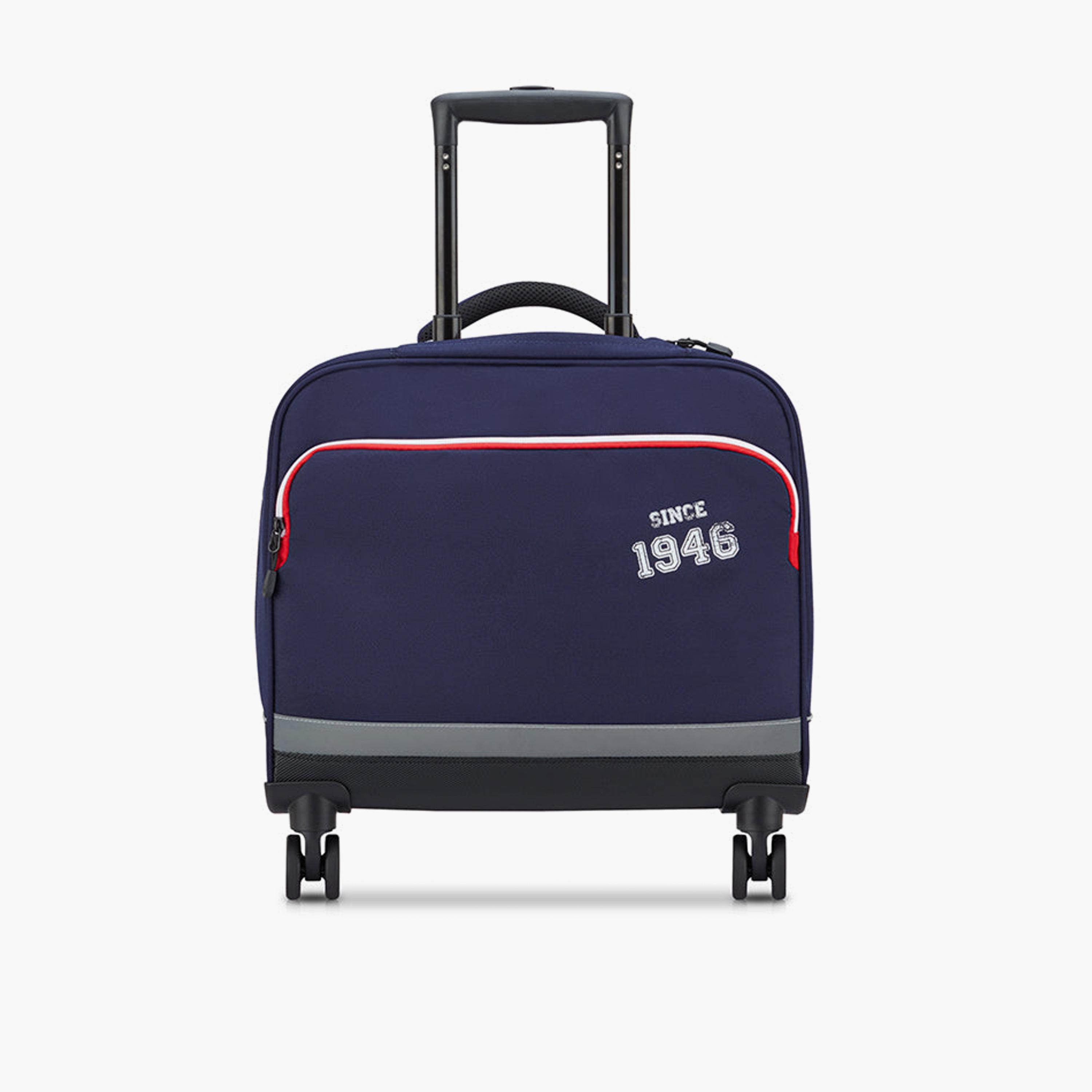 Delsey Paris BTS 2025 46 CM Small Cabin Polyester Soft Sided 4-Wheeler Spinner Trolley Bag-travel-kidstrolleyandbags-image-5