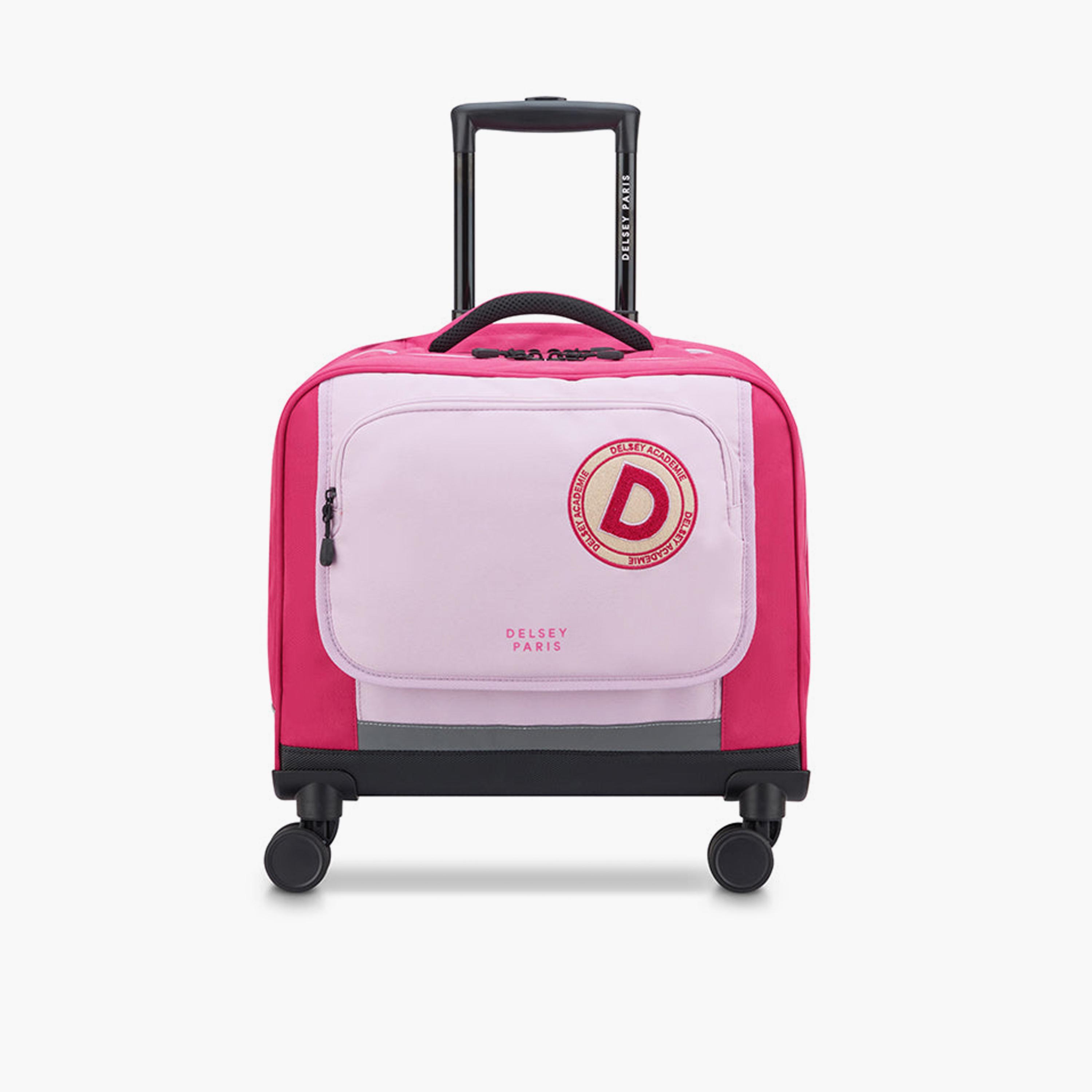 Delsey Paris BTS 2025 46 CM Small Cabin Polyester Soft Sided 4-Wheeler Spinner Trolley Bag-travel-kidstrolleyandbags-image-1