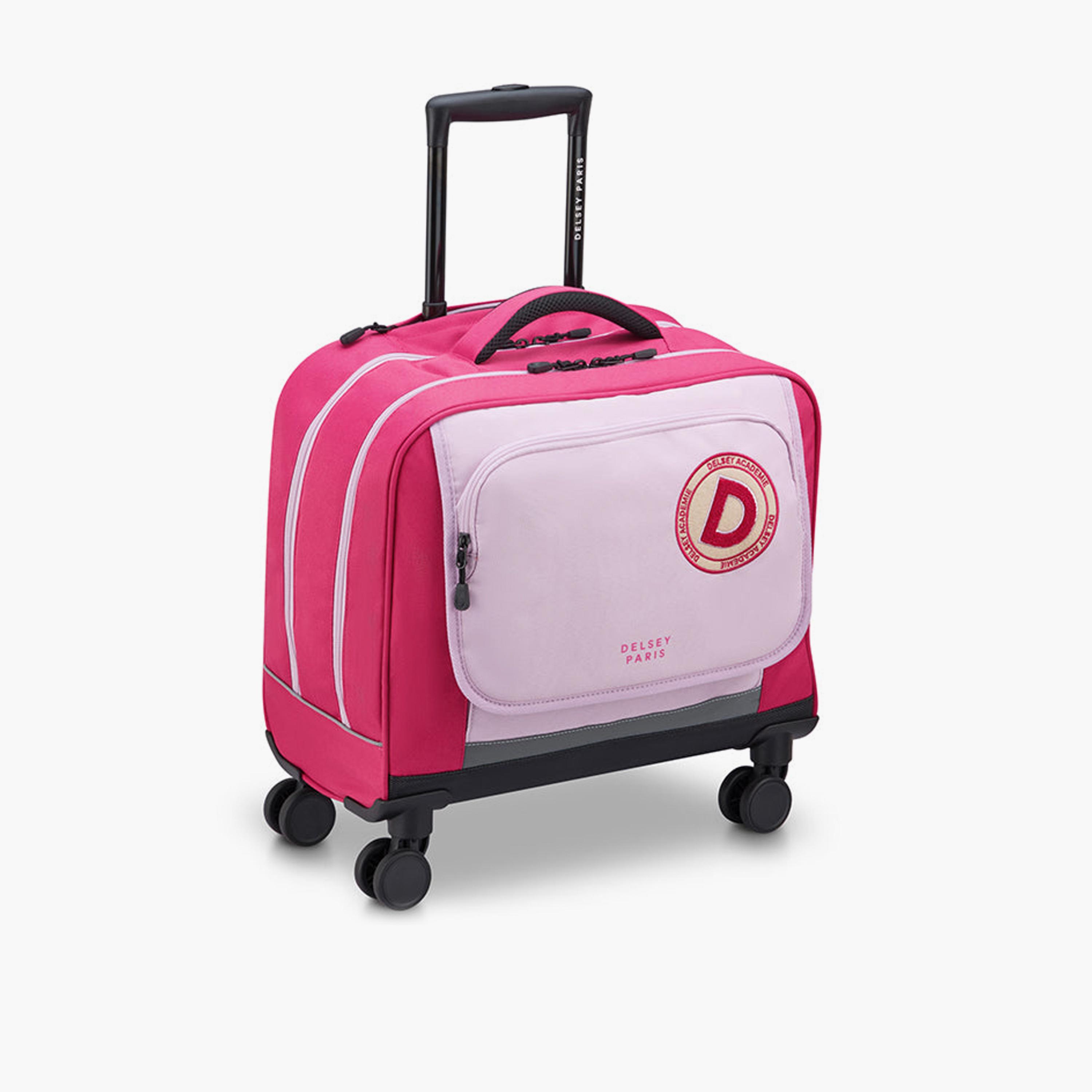 Delsey Paris BTS 2025 46 CM Small Cabin Polyester Soft Sided 4-Wheeler Spinner Trolley Bag-travel-kidstrolleyandbags-image-4