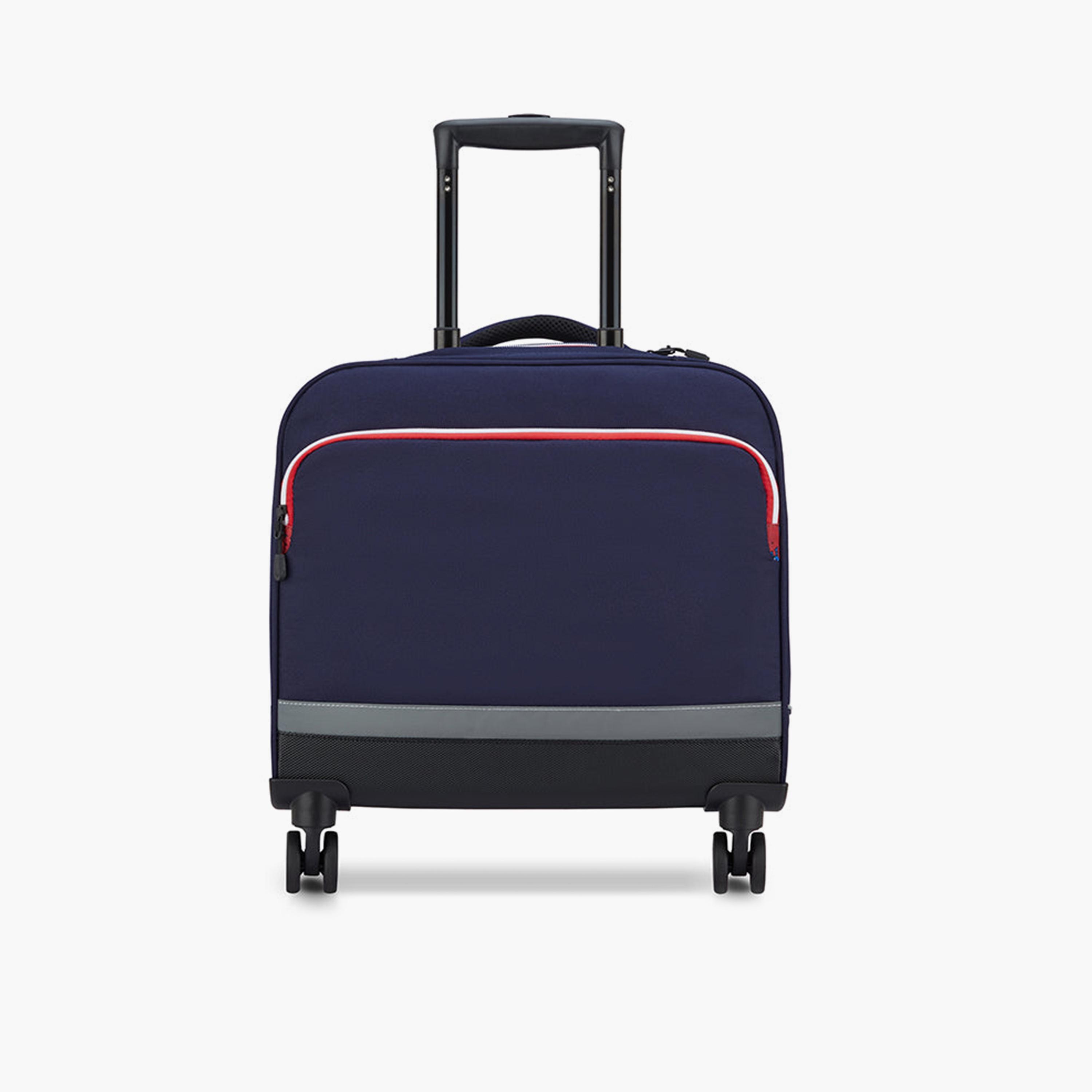 Delsey Paris BTS 2025 46 CM Small Cabin Polyester Soft Sided 4-Wheeler Spinner Trolley Bag-travel-kidstrolleyandbags-image-4