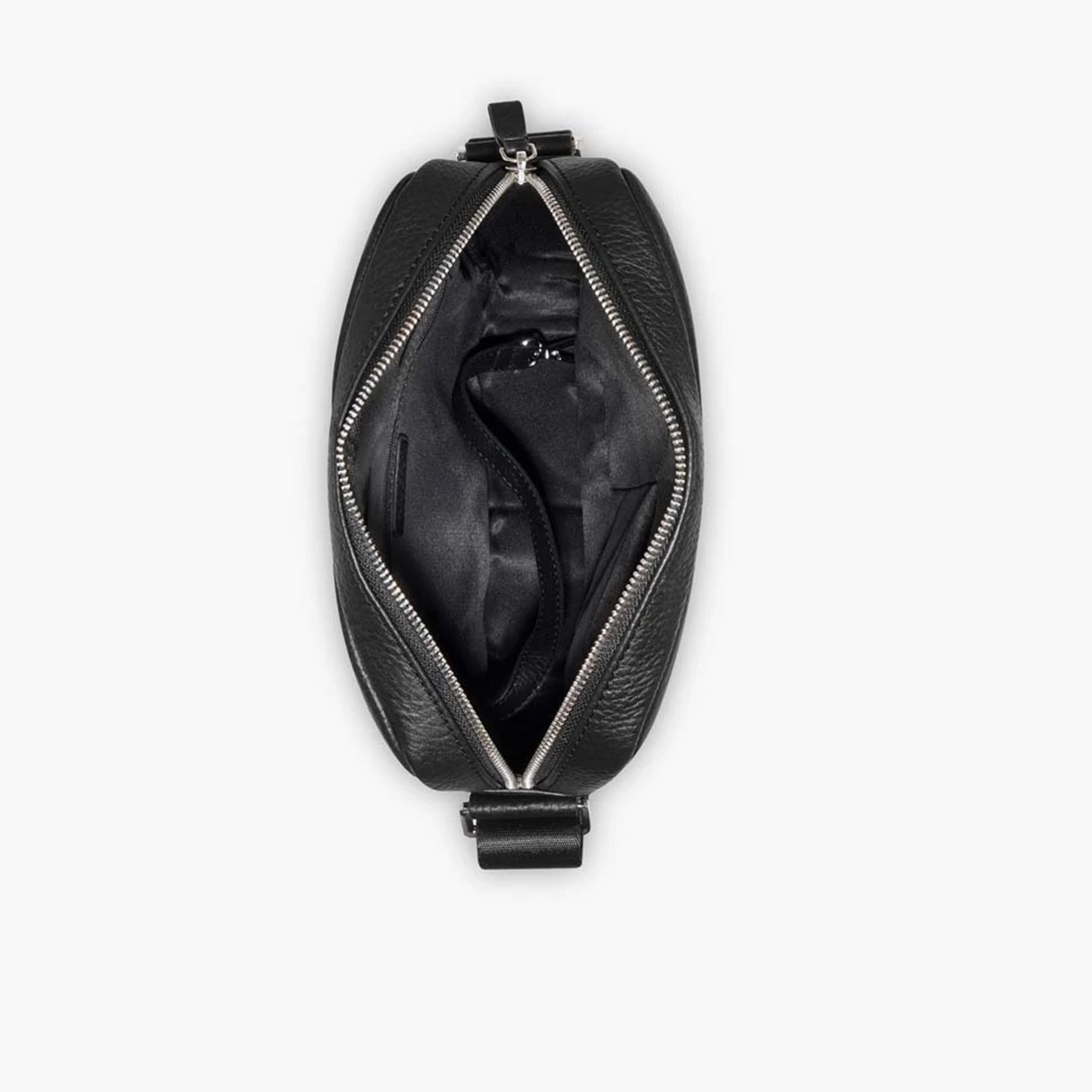Delsey Paris Le Cuir Graine Solid Crossbody Bag With Zipper Closure and Adjustable Strap | 24 x 24 x 7 CM-women-bagsandwallets-handbags-image-2