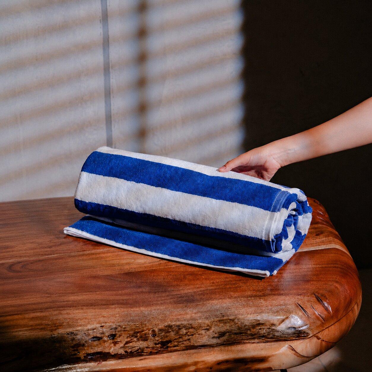 Mulberry Living 600 GSM Terry Cotton Pool Towel - 90x180 cm
