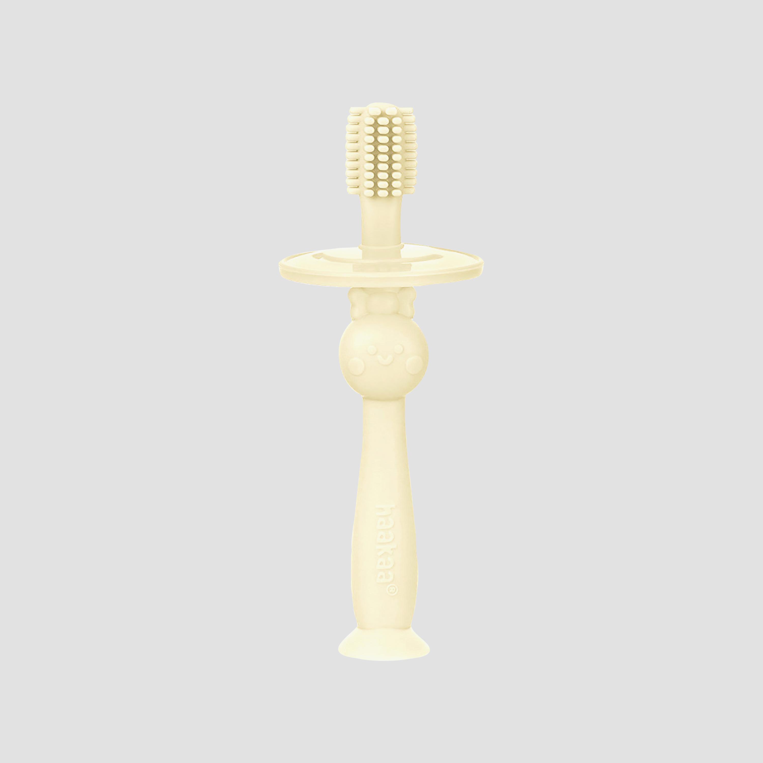 Haakaa 360° Silicone Toothbrush & Choke Free Shield-baby-bathandcare-oralcare-image-1