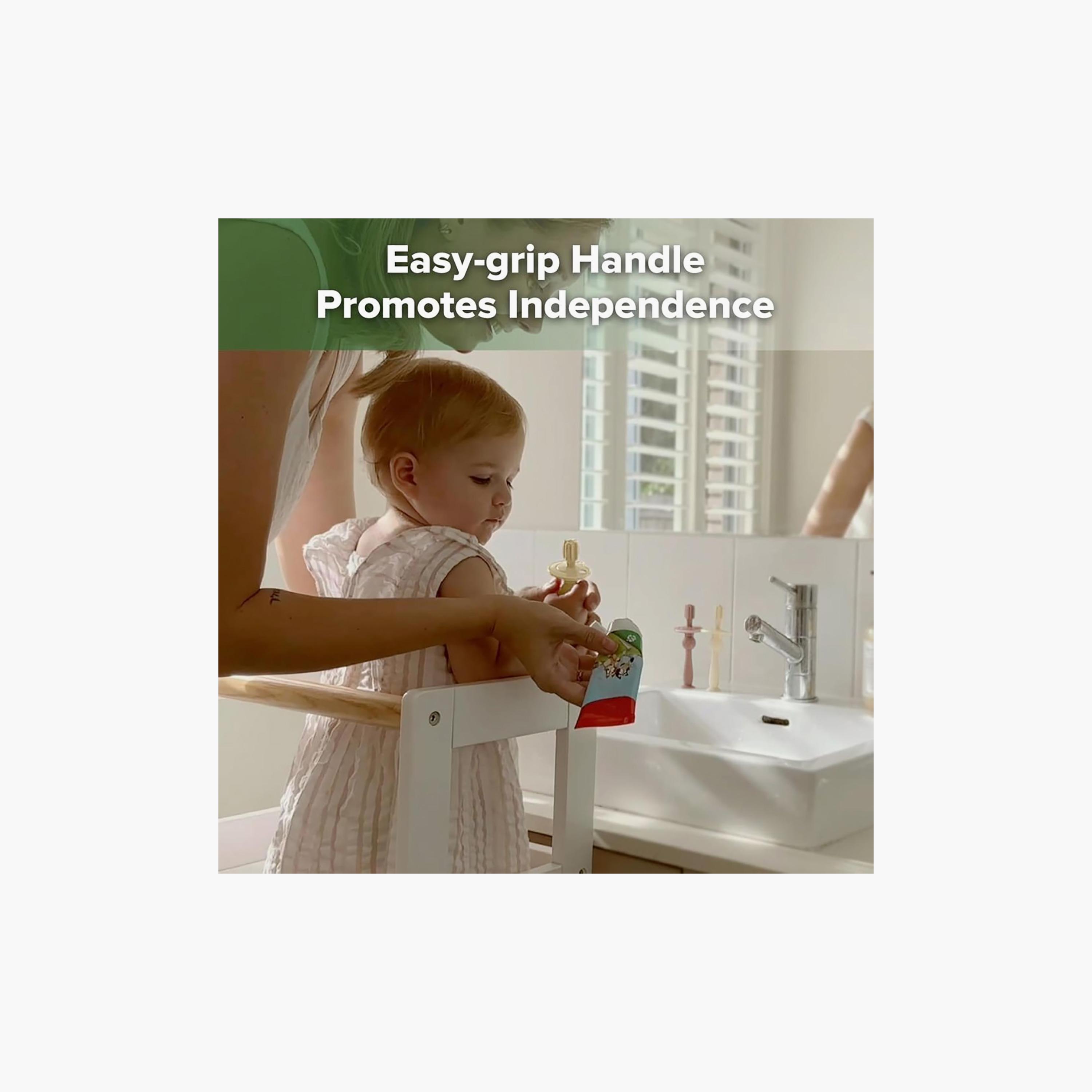Haakaa 360° Silicone Toothbrush & Choke Free Shield-baby-bathandcare-oralcare-image-5