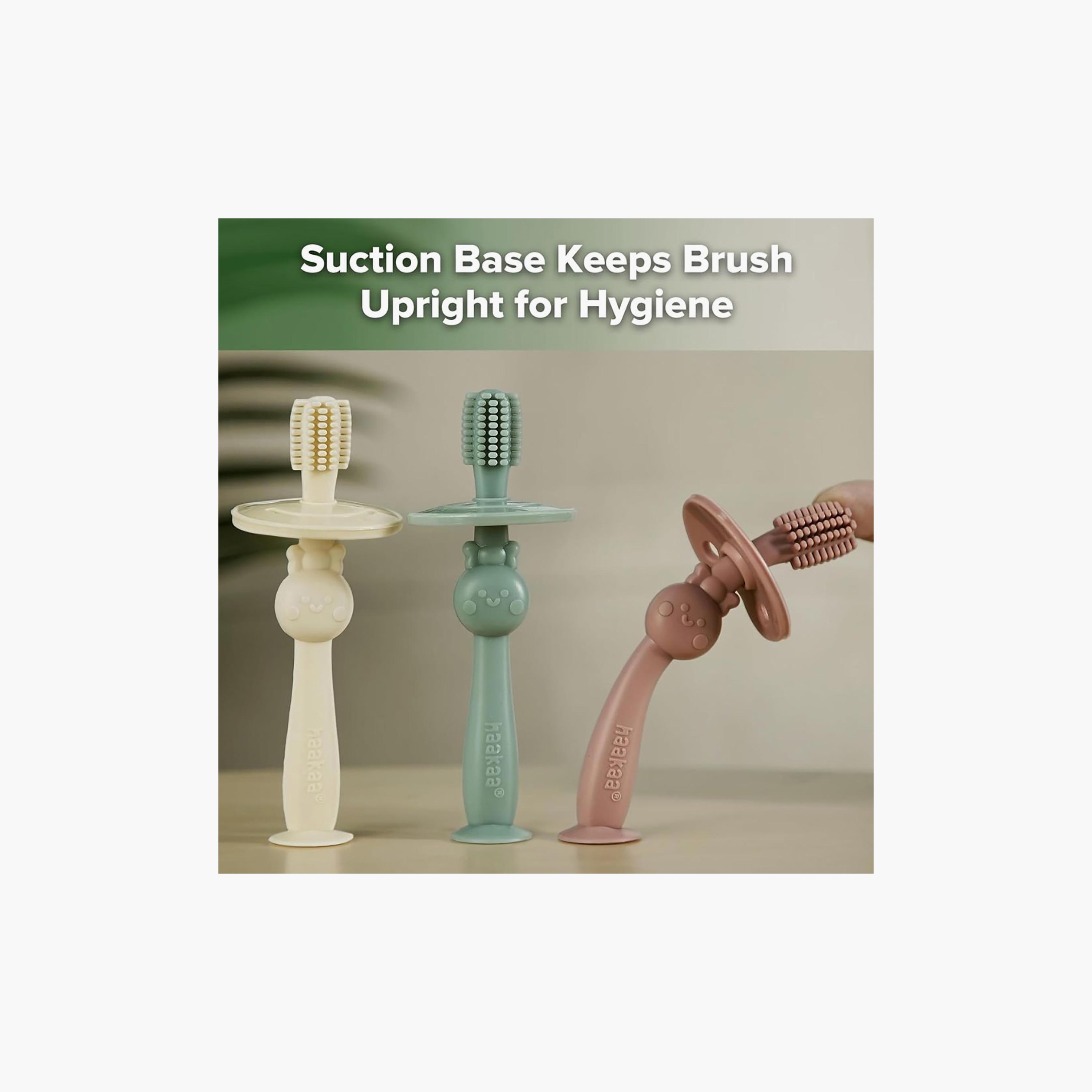 Haakaa 360° Silicone Toothbrush & Choke Free Shield-baby-bathandcare-oralcare-image-8