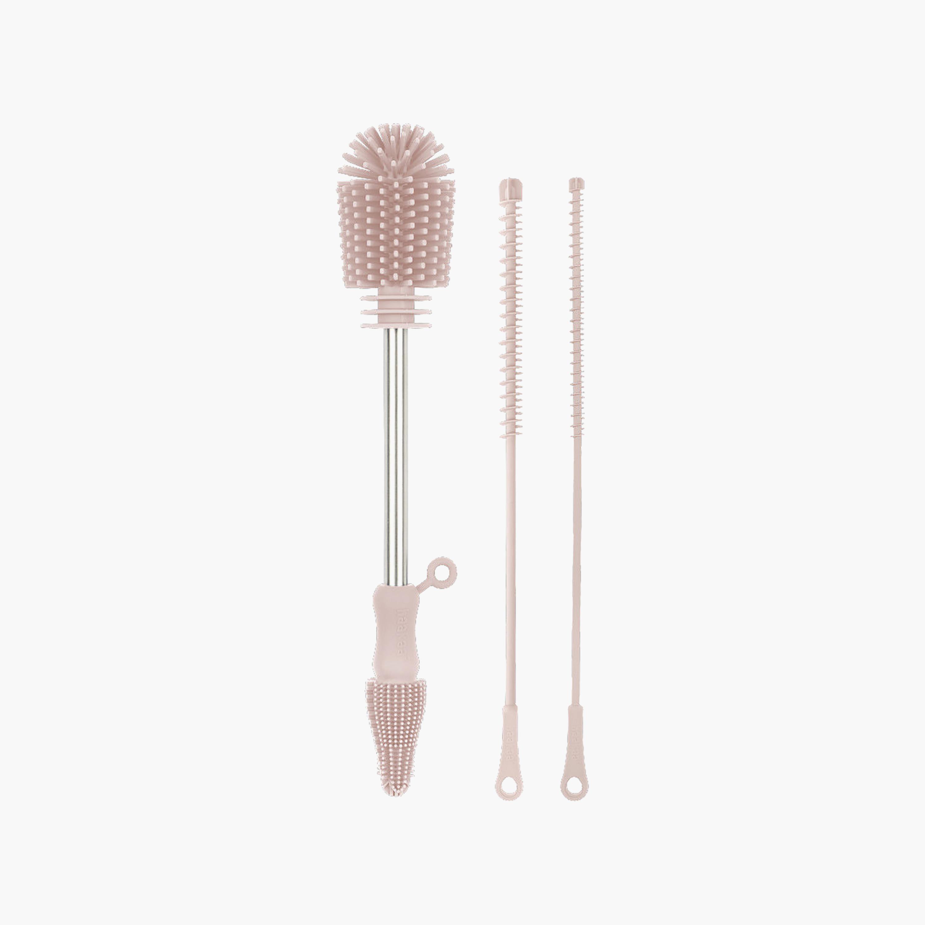 مجموعة فرشاة تنظيف السيليكون ذات الطرفين من هاكا-baby-feeding-accessories-image-1