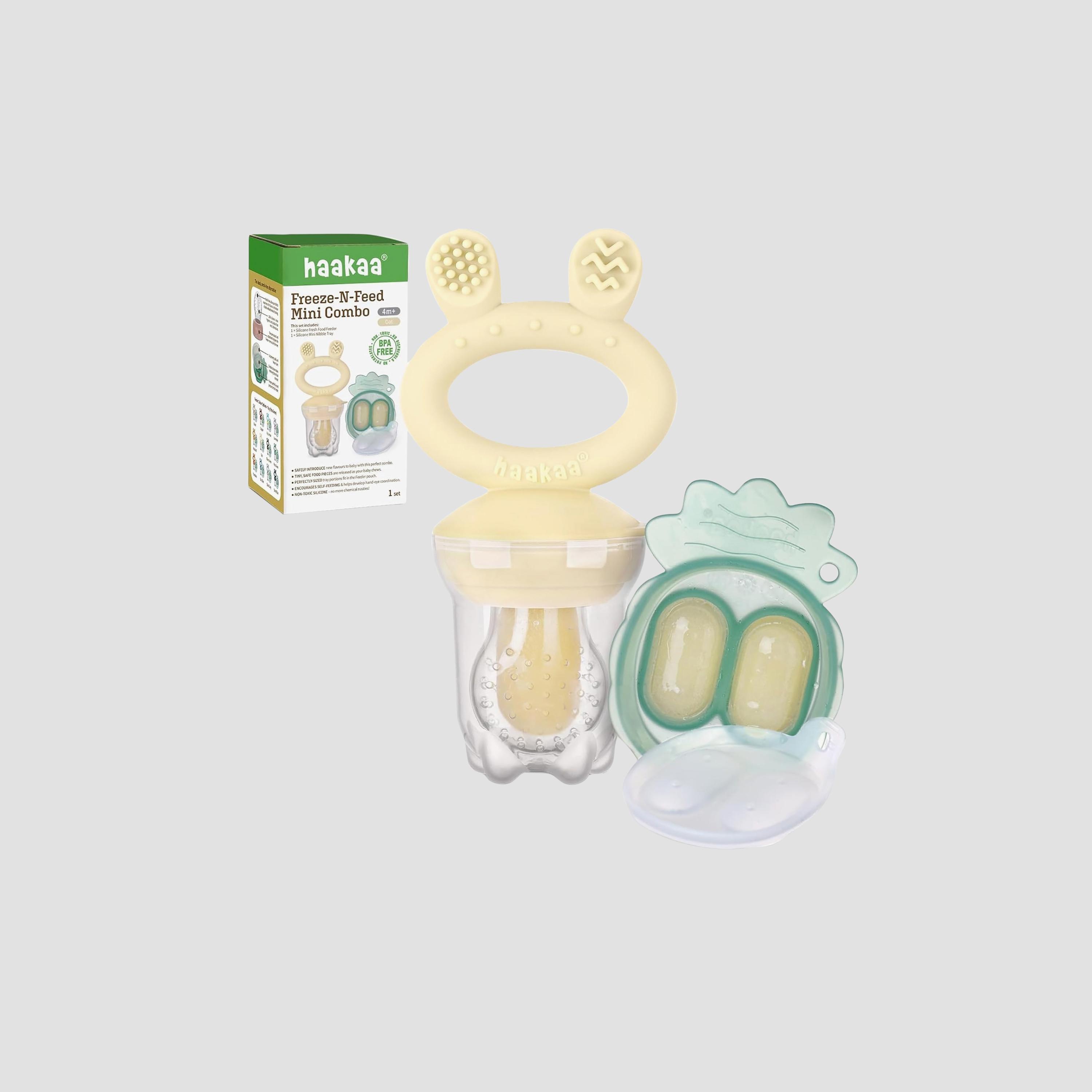 Haakaa Food Feeder Teether & Freeze Tray - Oat-baby-feeding-mealtimeessentials-image-3