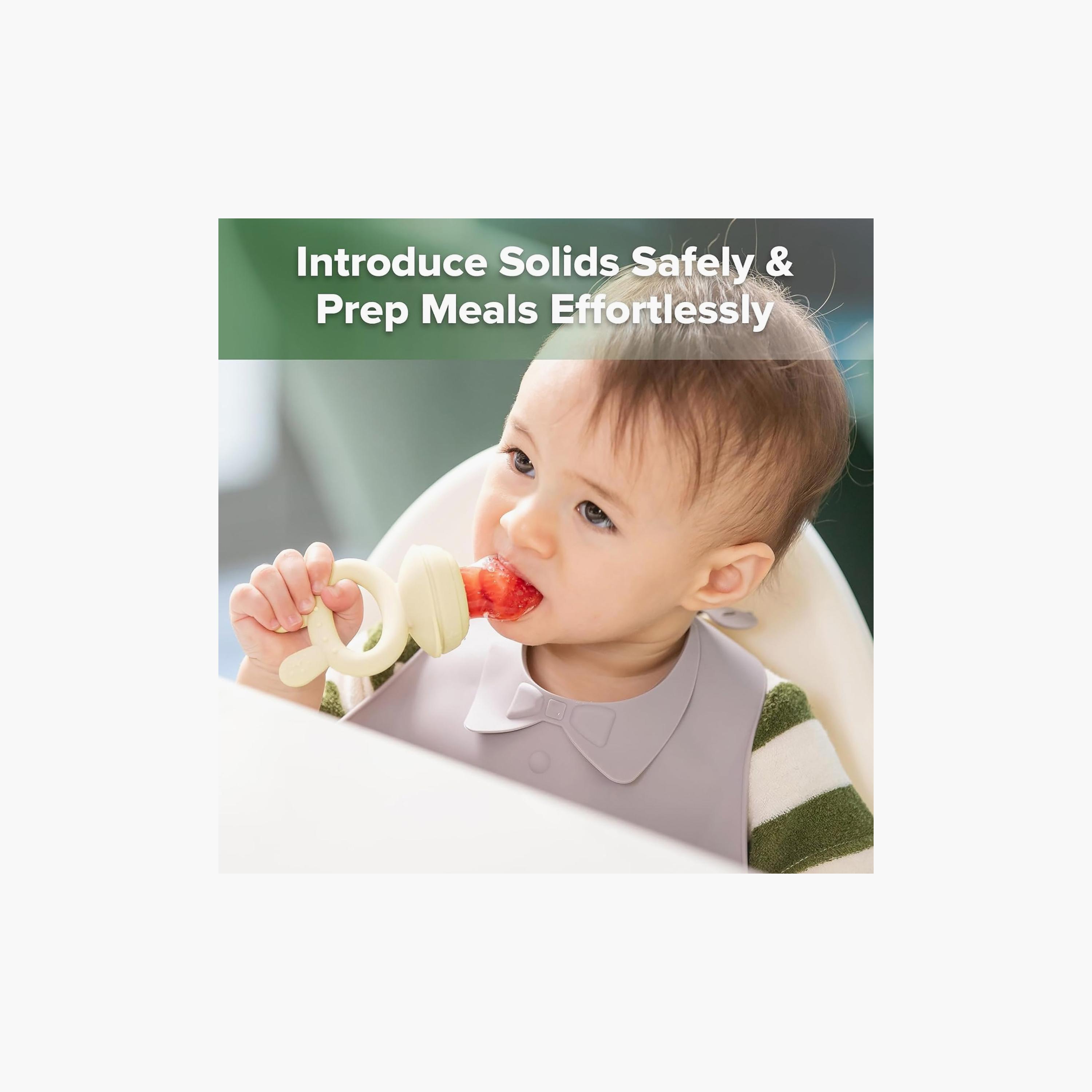 Haakaa Food Feeder Teether & Freeze Tray - Oat-baby-feeding-mealtimeessentials-image-4