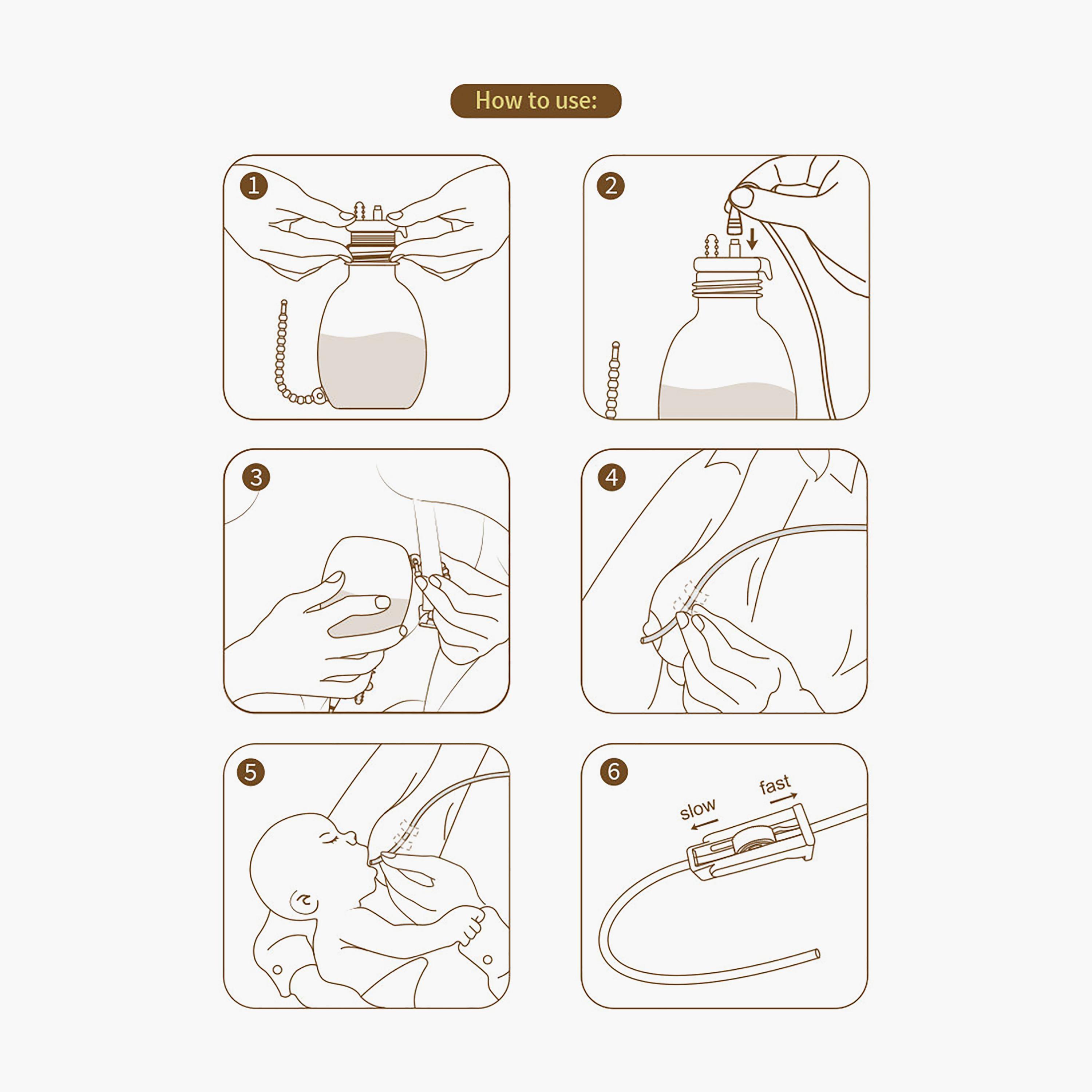 Haakaa Silicone Supplemental Feeding Tube & Pouch Set-baby-feeding-breastfeedingandcare-image-11