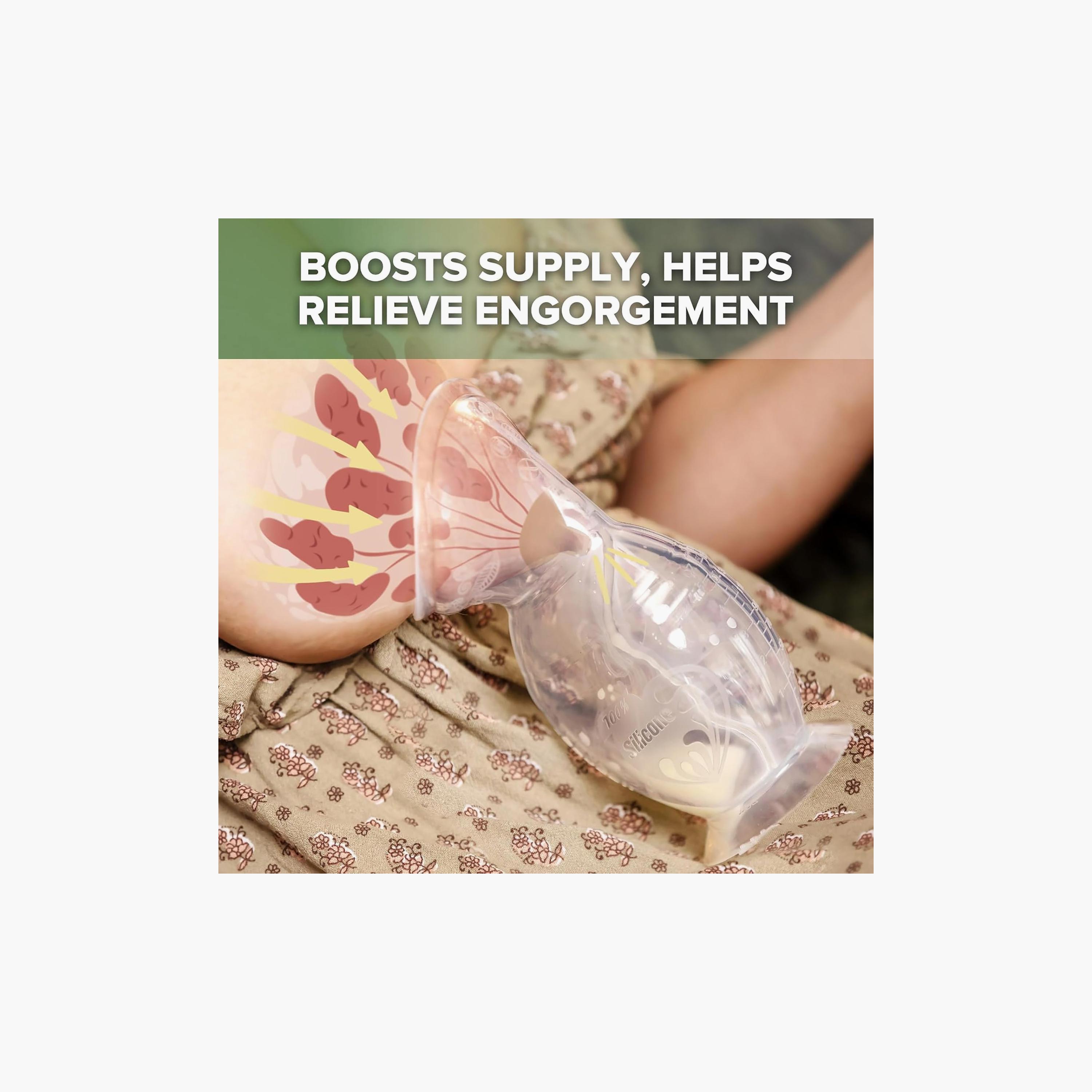 Haakaa Gen 2 Silicone Breast Pump & Cap Set - 150ml-baby-feeding-breastfeedingandcare-image-9
