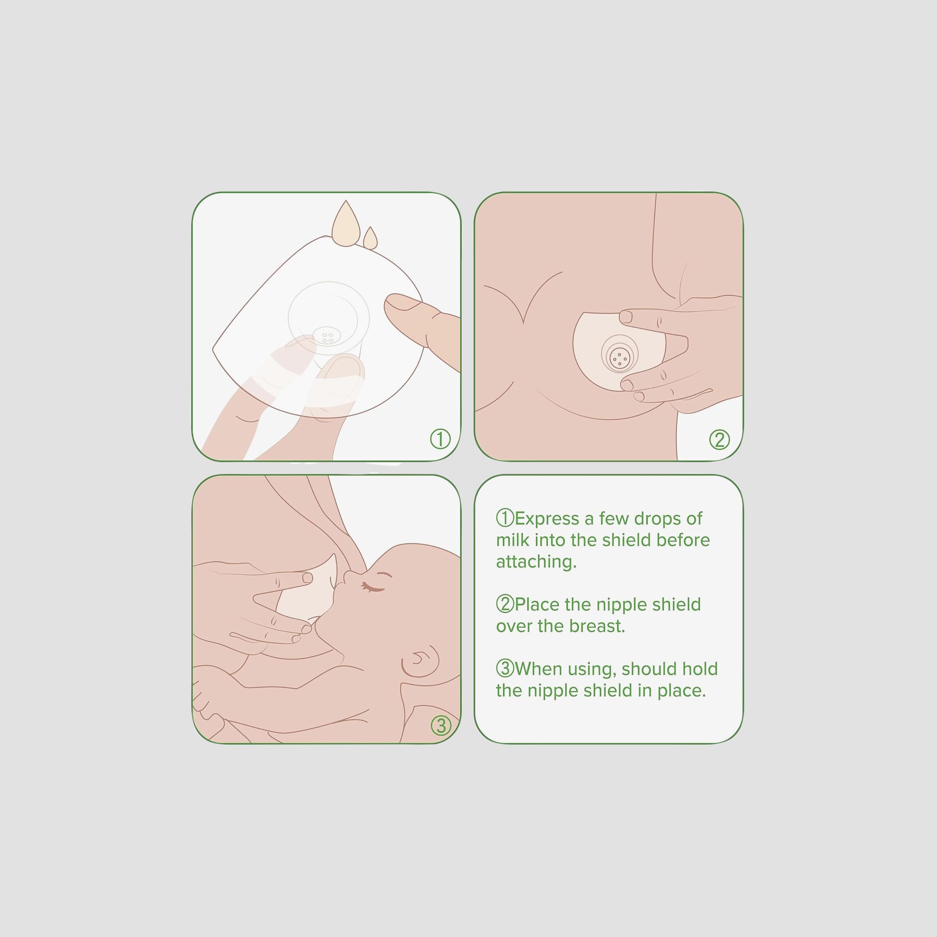 Haakaa Ultra-Thin Silicone Nipple Shields - L-baby-feeding-breastfeedingandcare-image-5