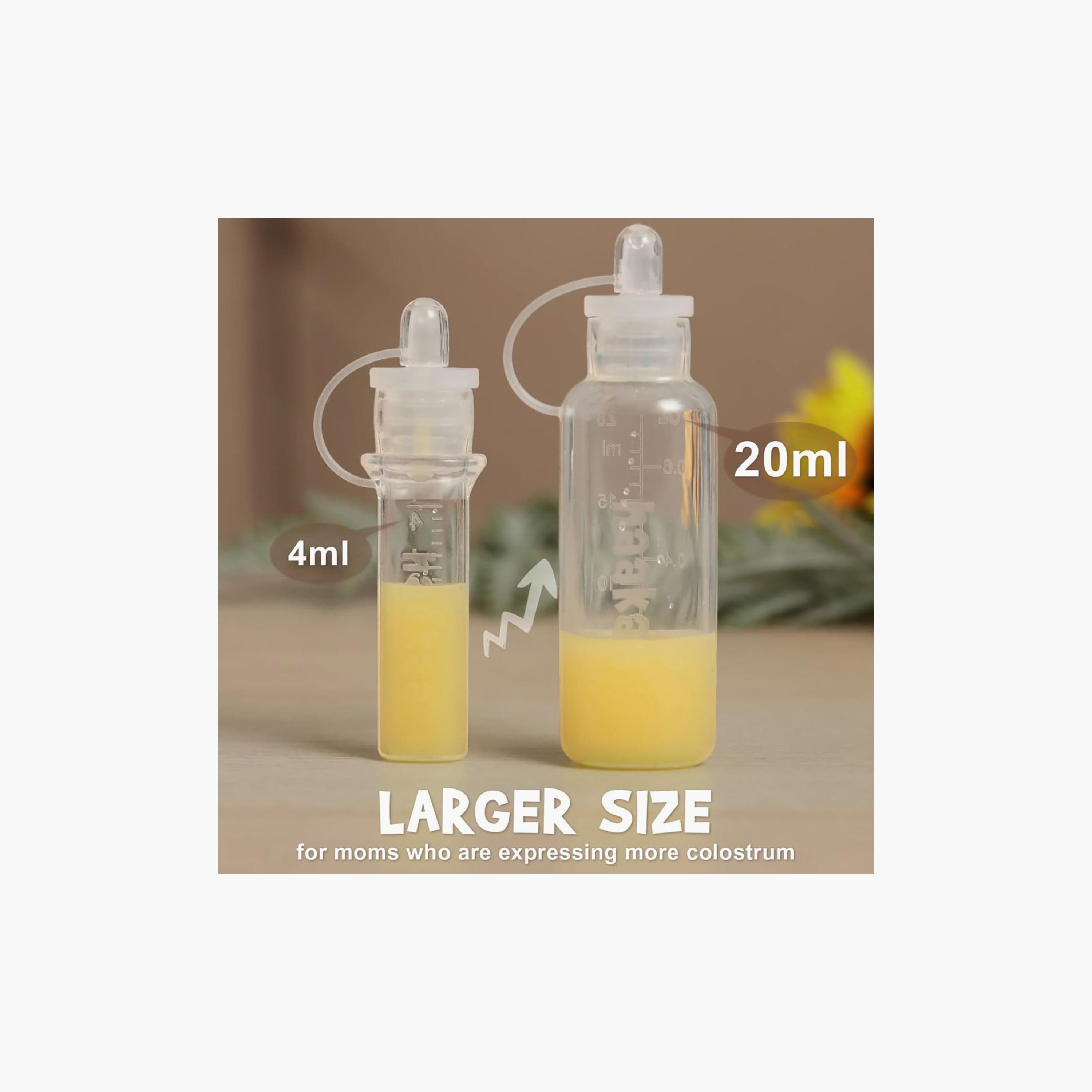 Haakaa 2-Piece Silicone Colostrum Pre-Sterilised Collector - 20ml-baby-feeding-breastfeedingandcare-image-6