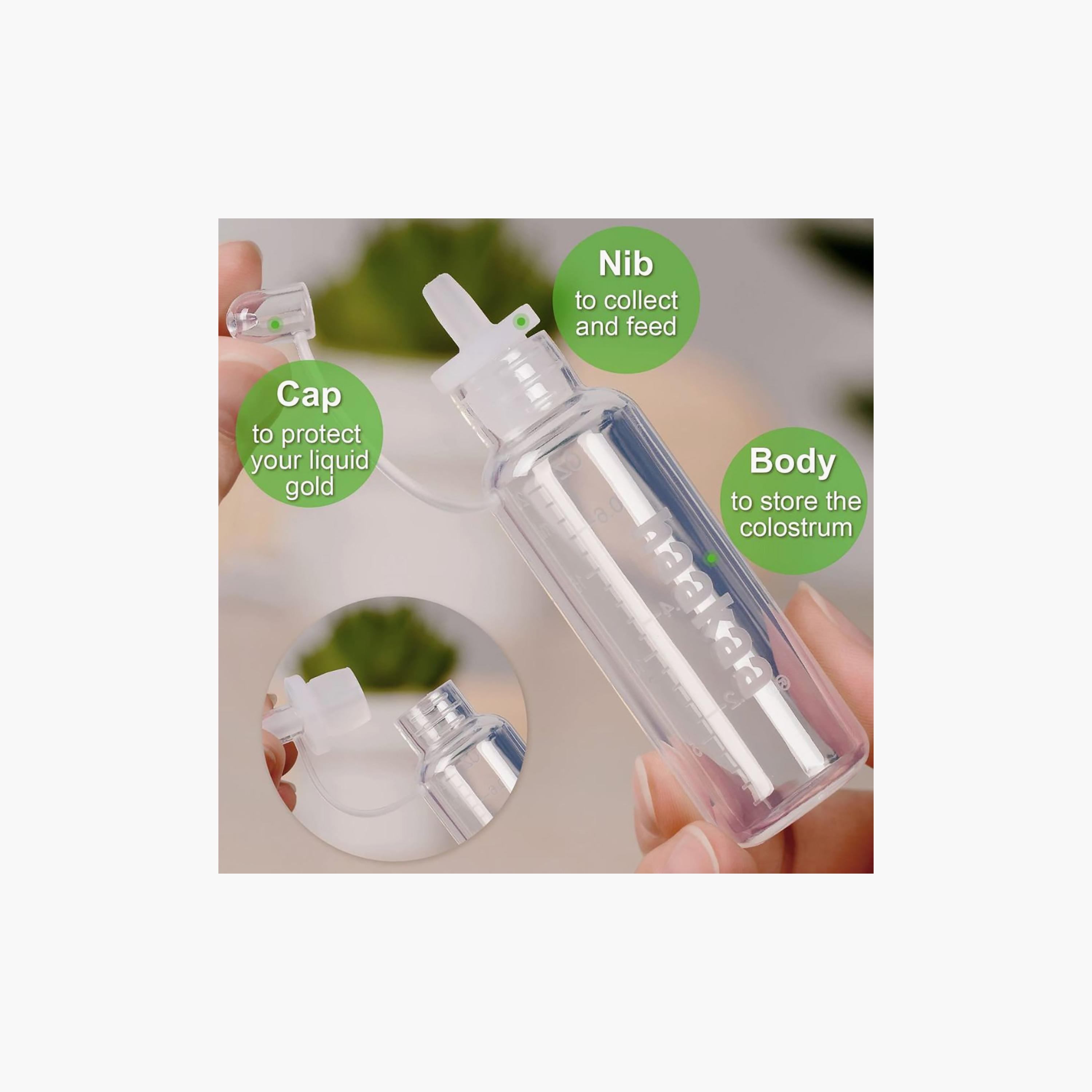 Haakaa 2-Piece Silicone Colostrum Pre-Sterilised Collector - 20ml-baby-feeding-breastfeedingandcare-image-9