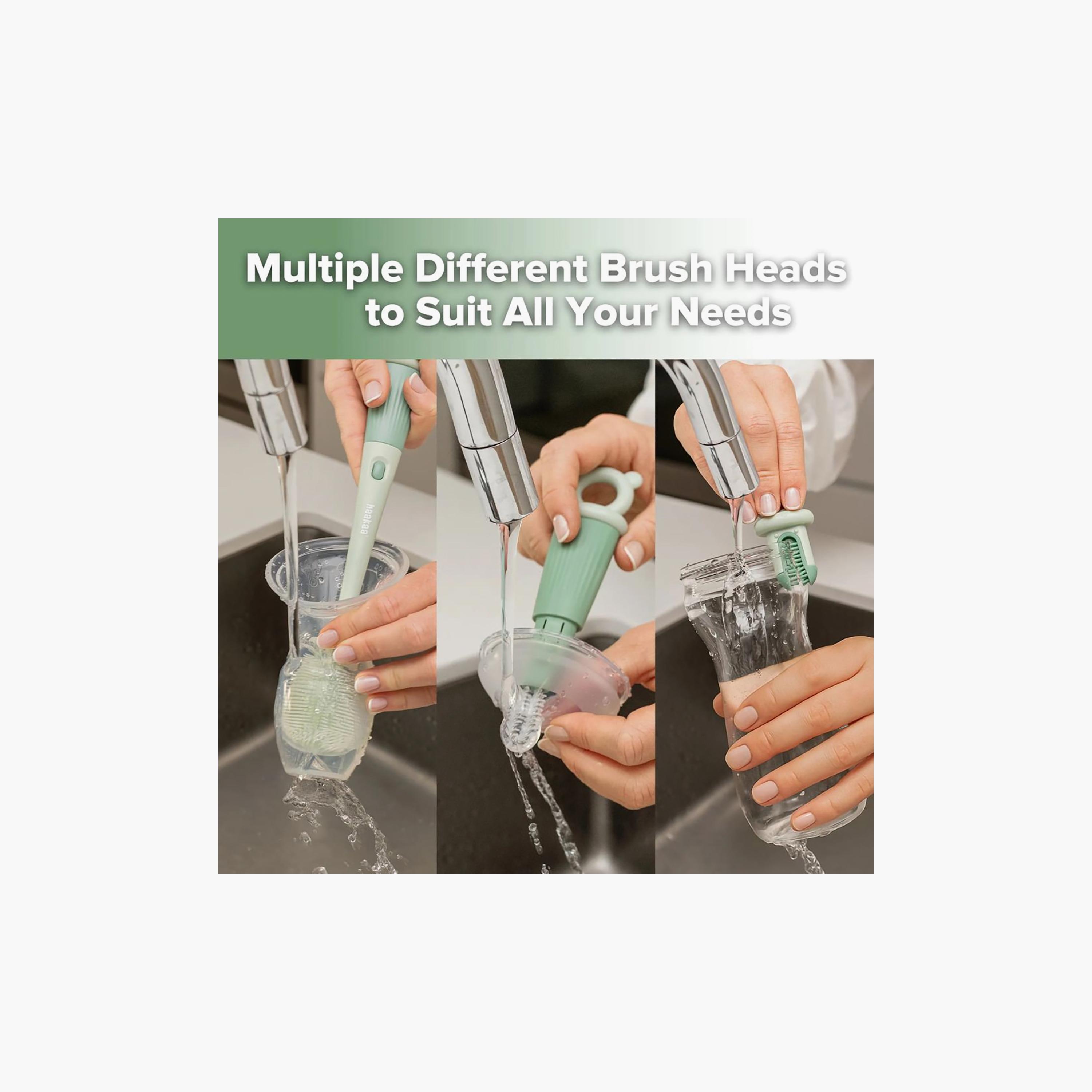 Haakaa 5-in-1 Silicone Cleaning Brush Set-baby-feeding-accessories-image-5