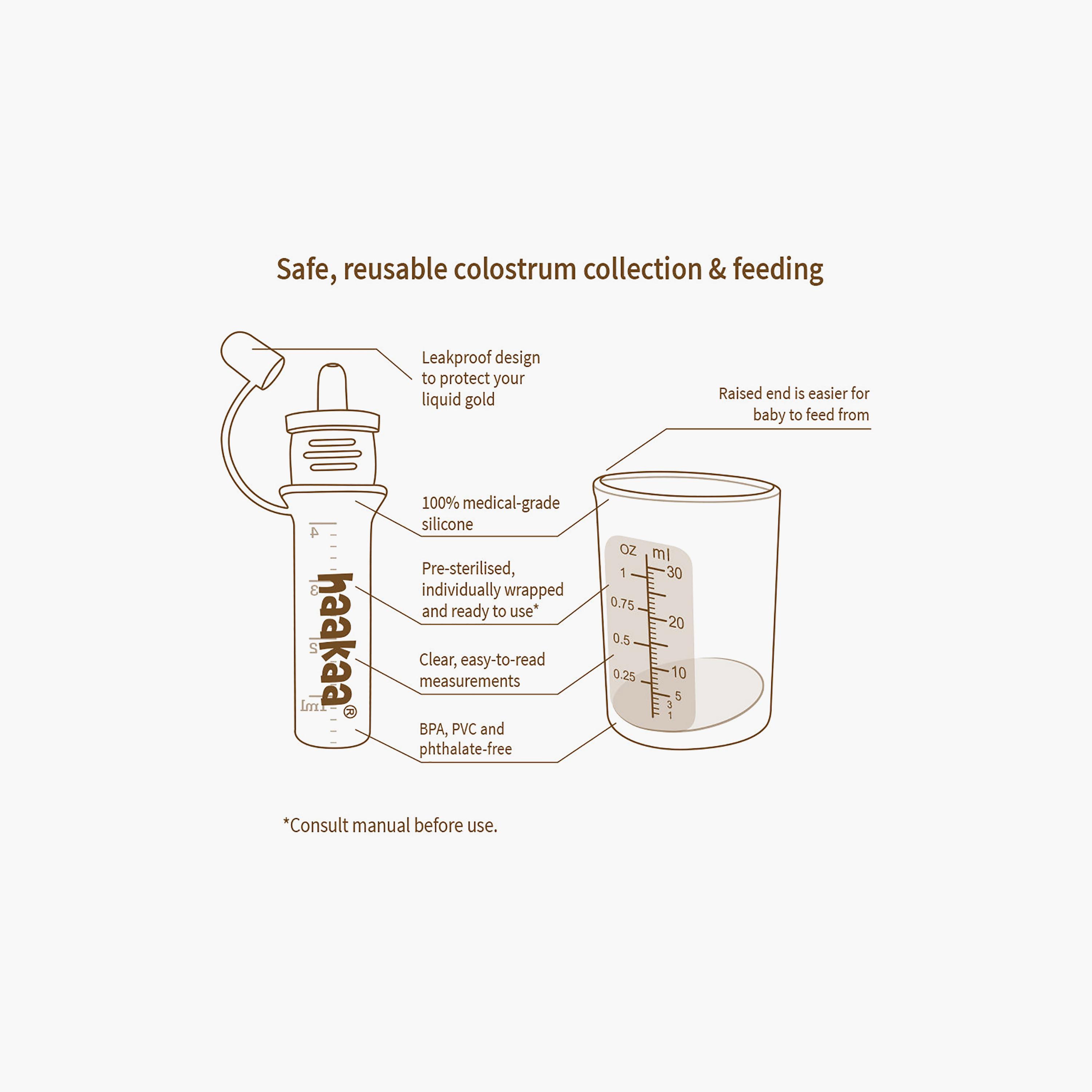 Haakaa 6-Piece Silicone Colostrum Collector - Feeding Pack-baby-feeding-breastfeedingandcare-image-7