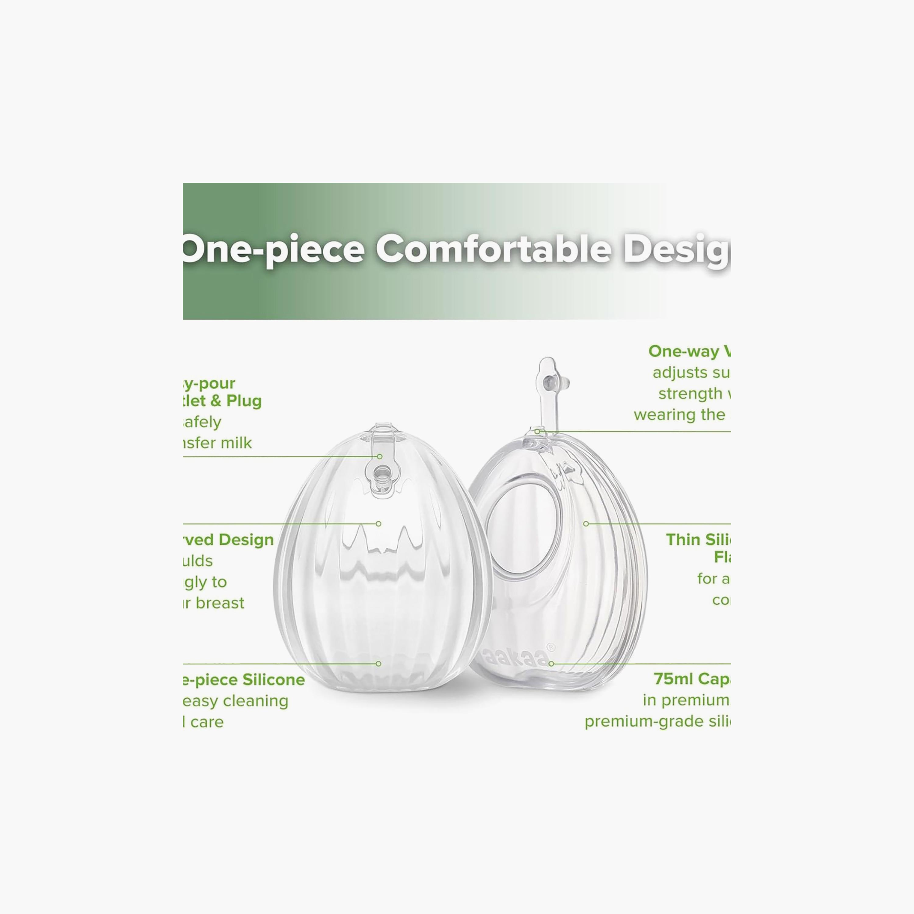 Haakaa 2-Piece Silicone Shell Breast Pumps & Steriliser Bag - 750 ml - Combo-baby-feeding-breastfeedingandcare-image-7